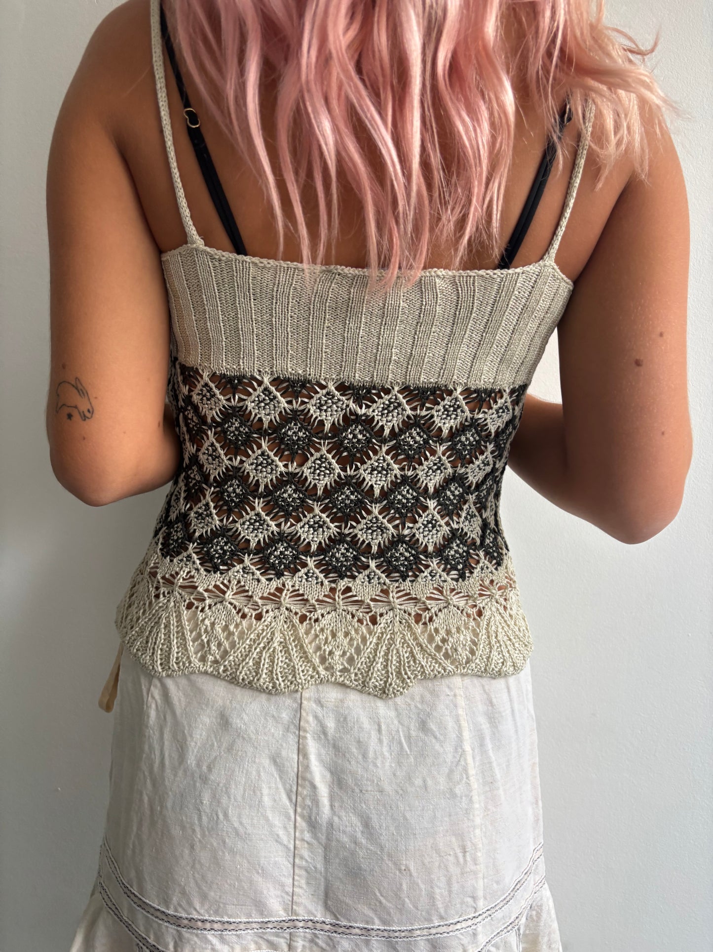 Marc Cain Beige Knit Vest