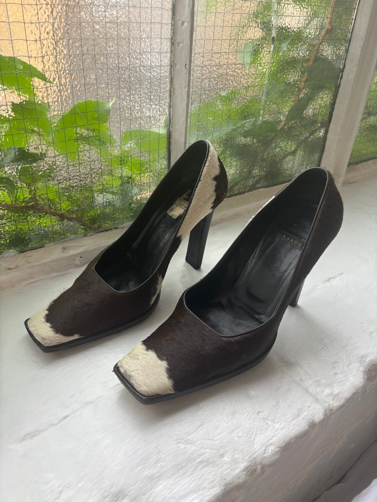 Casadei Cow Hide Heels