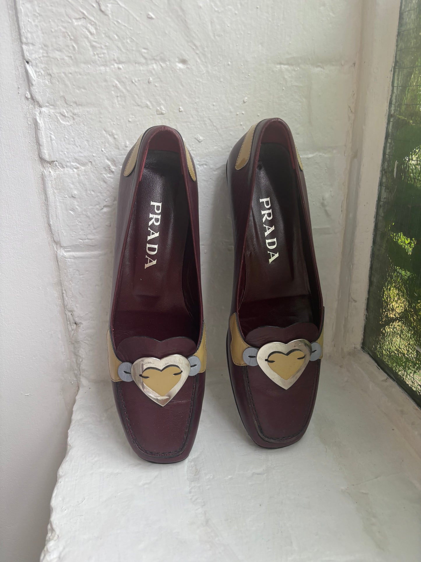 Prada 90s Heart Loafers