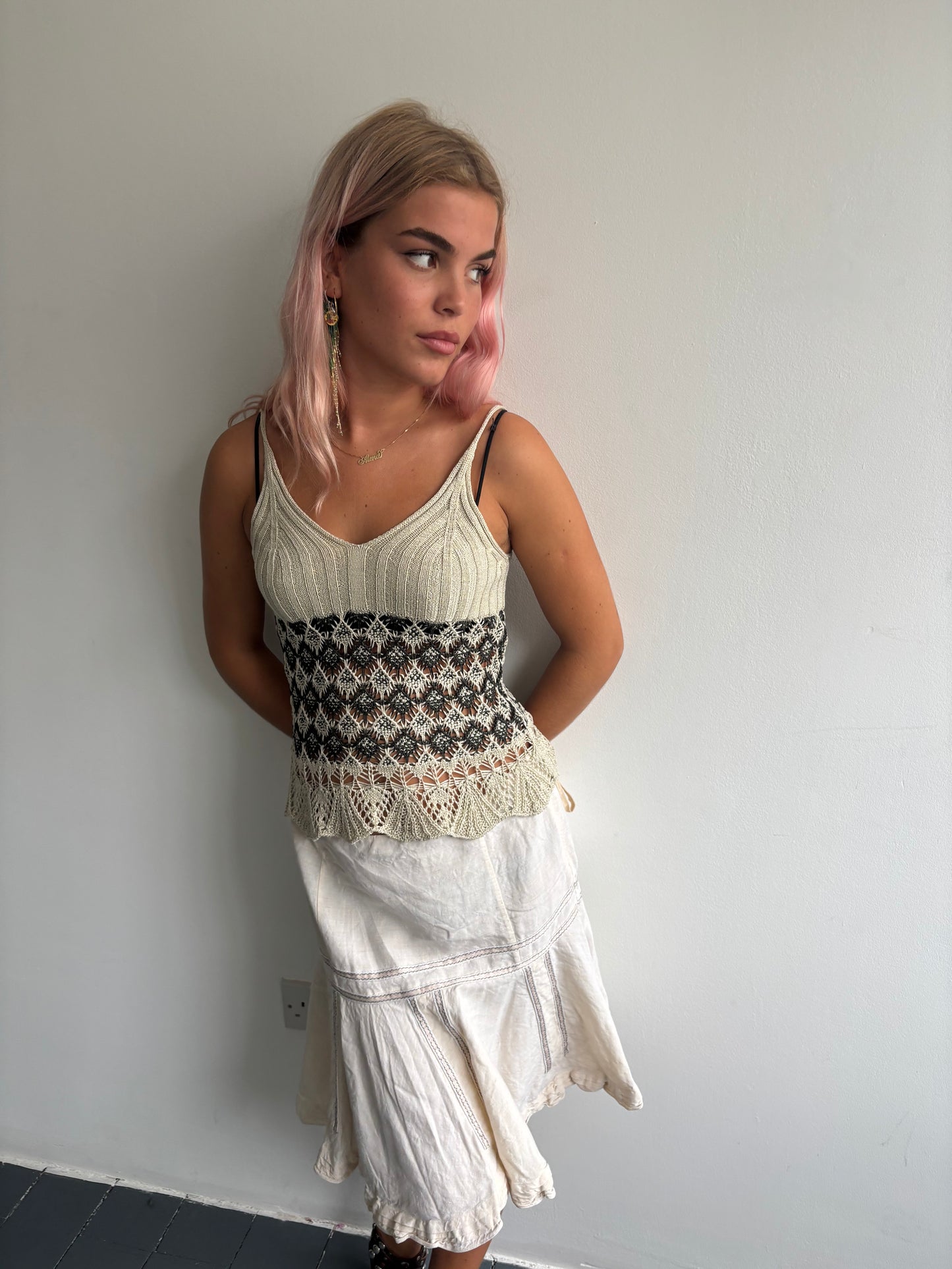 Marc Cain Beige Knit Vest