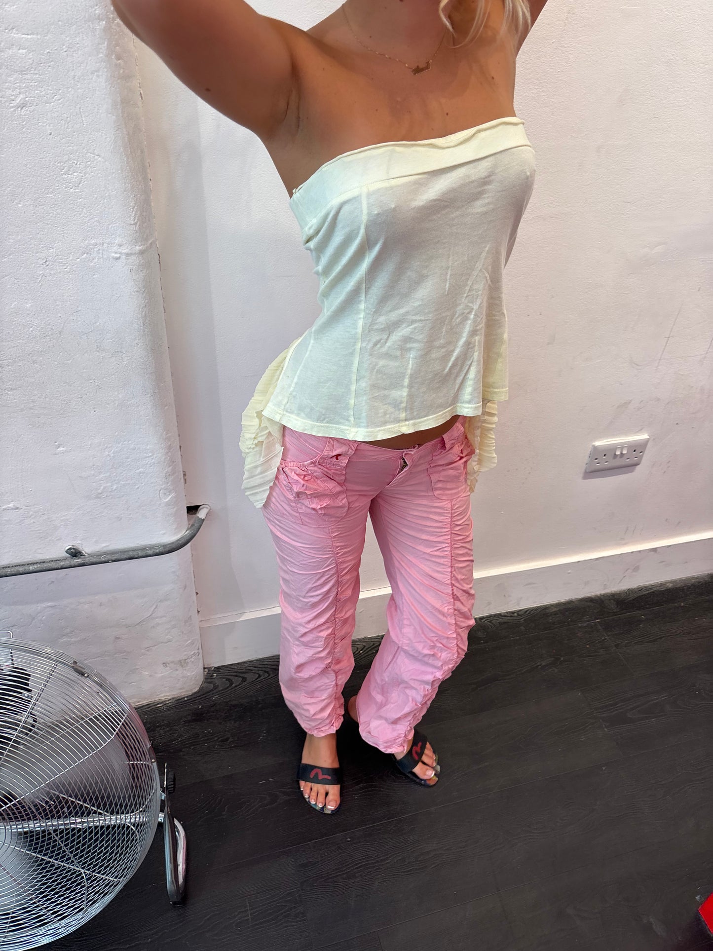Firetrap Yellow Bandeau Top