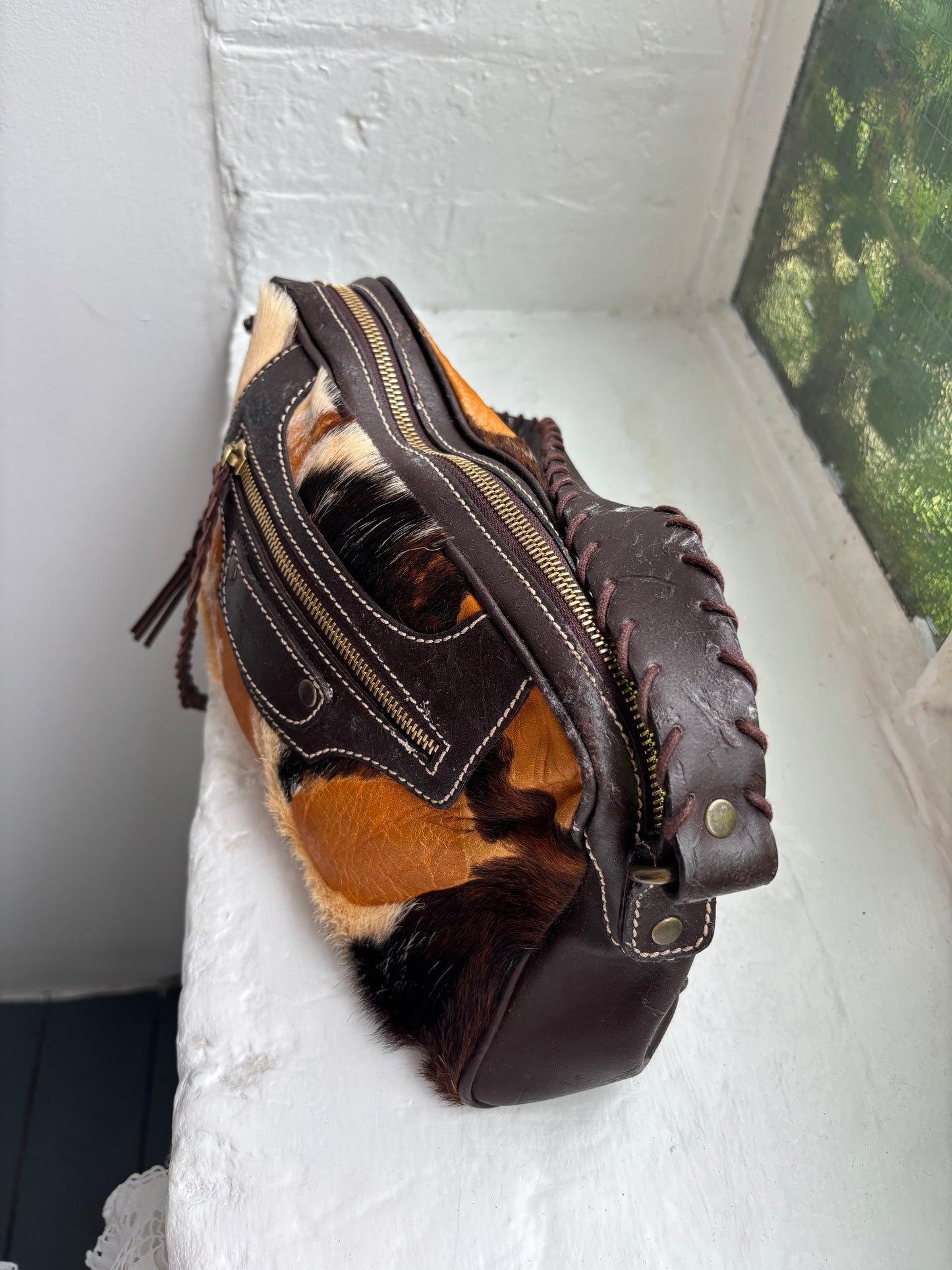 Francesco Biasia Cow Hide Bag