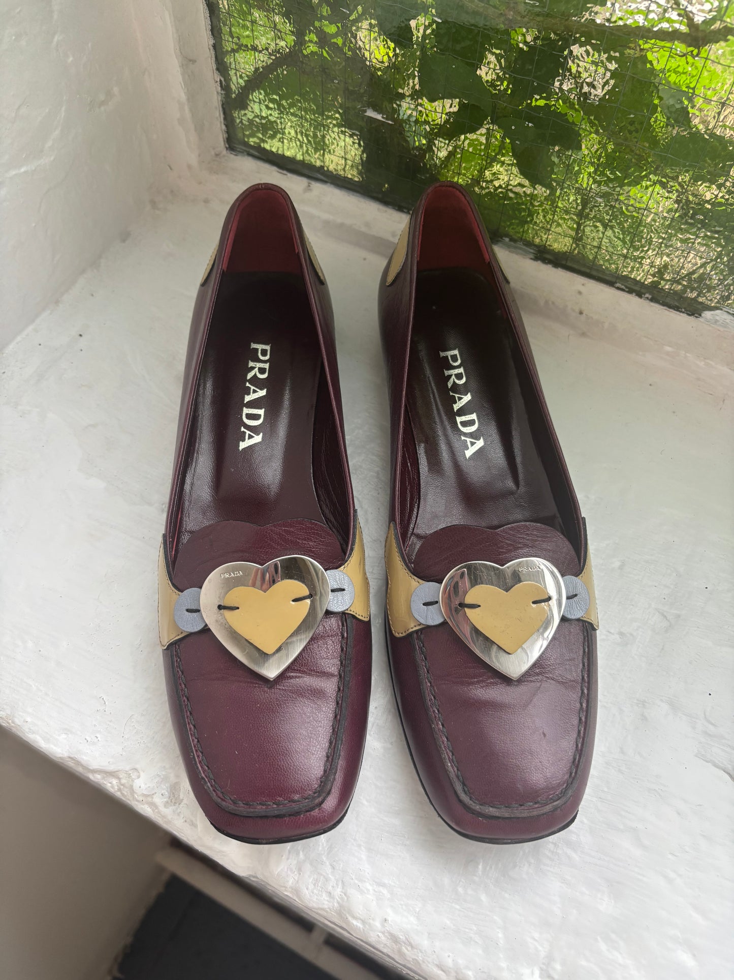 Prada 90s Heart Loafers