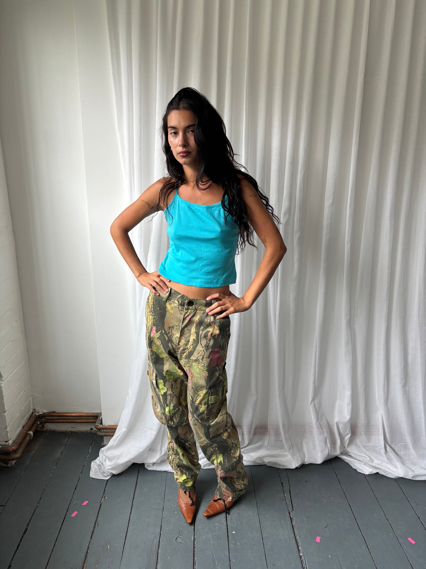 Vintage Turquoise Halter Top