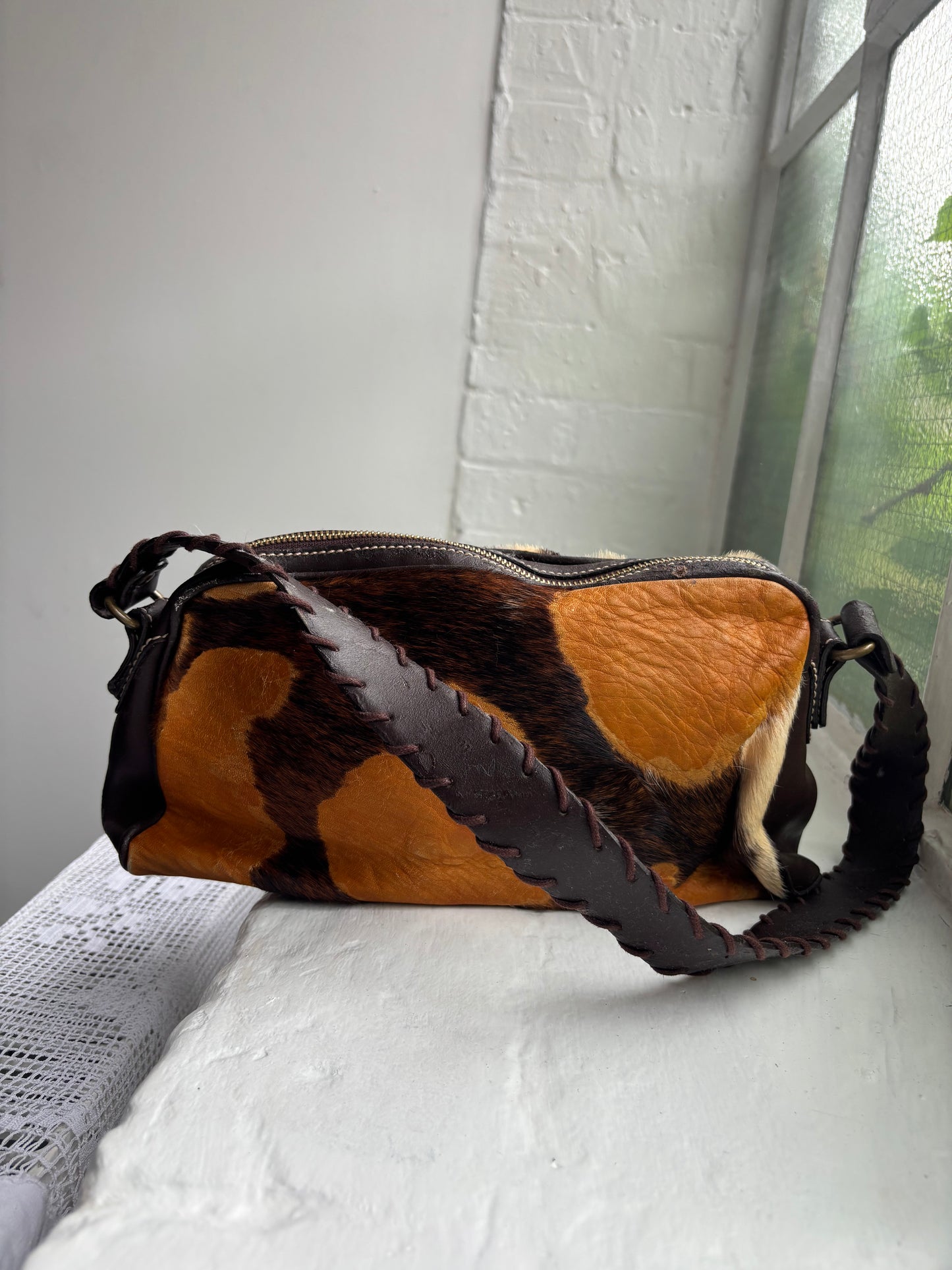 Francesco Biasia Cow Hide Bag