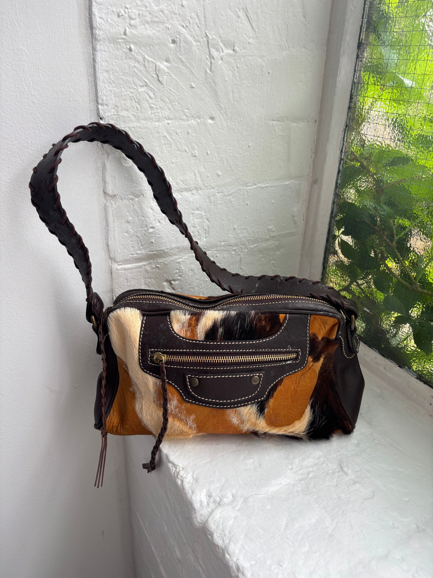 Francesco Biasia Cow Hide Bag