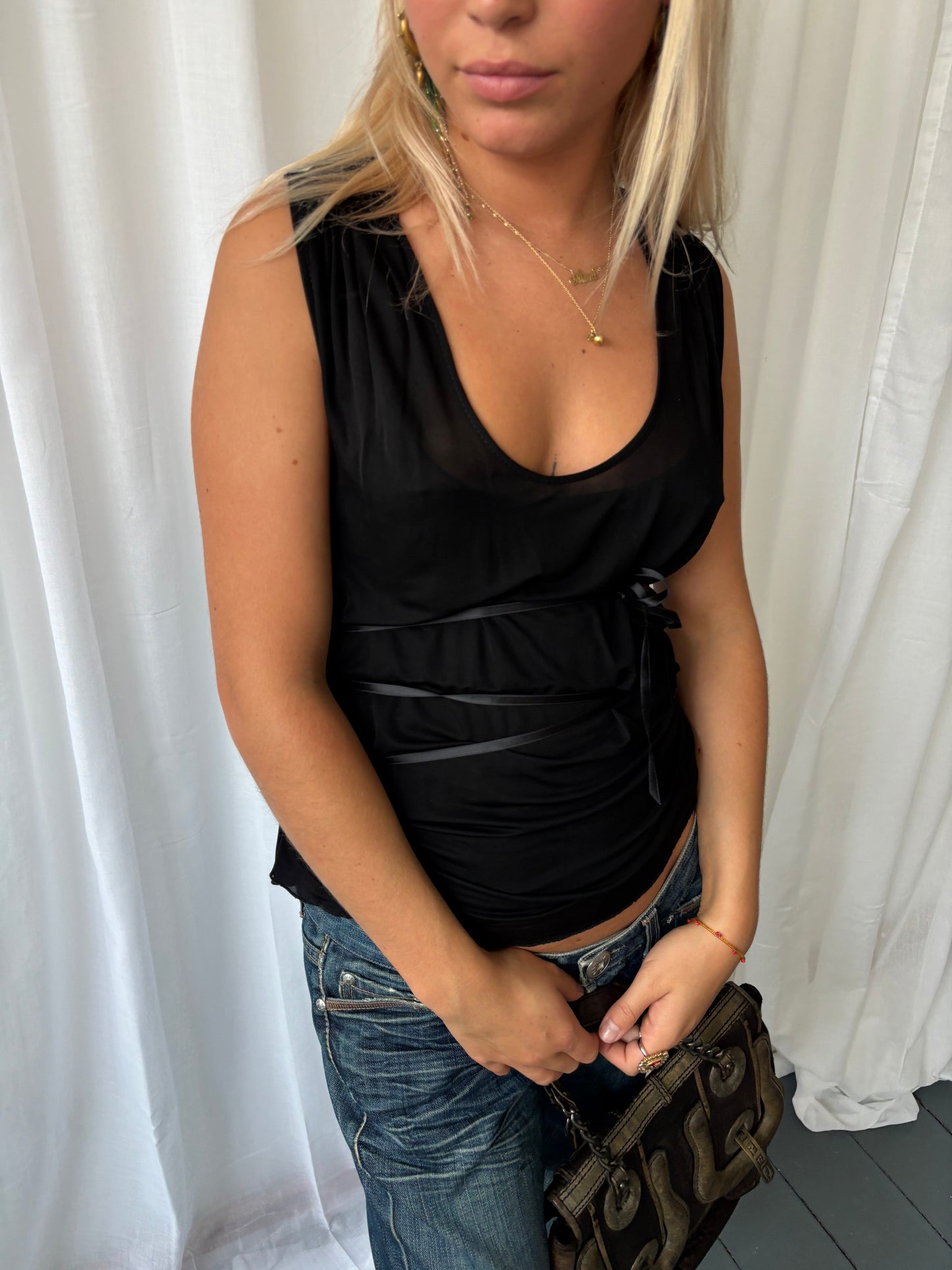 Patrizia Pepe Black Vest