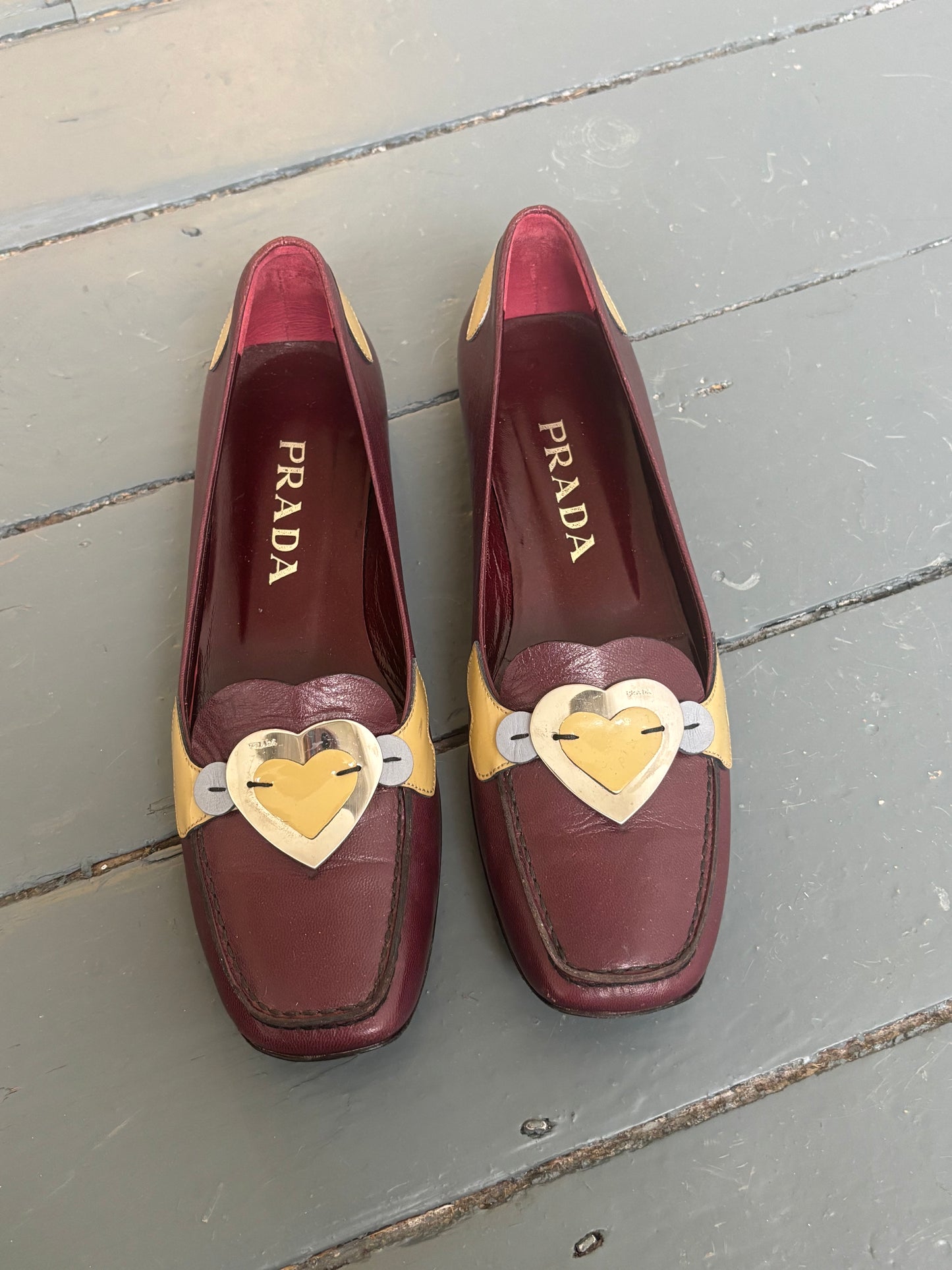 Prada 90s Heart Loafers