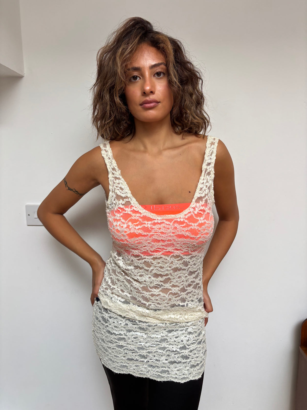 Victoria's Secret Cream Lace Dress
