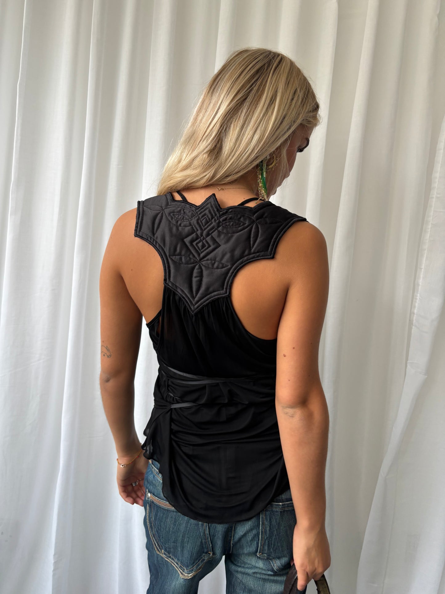 Patrizia Pepe Black Vest
