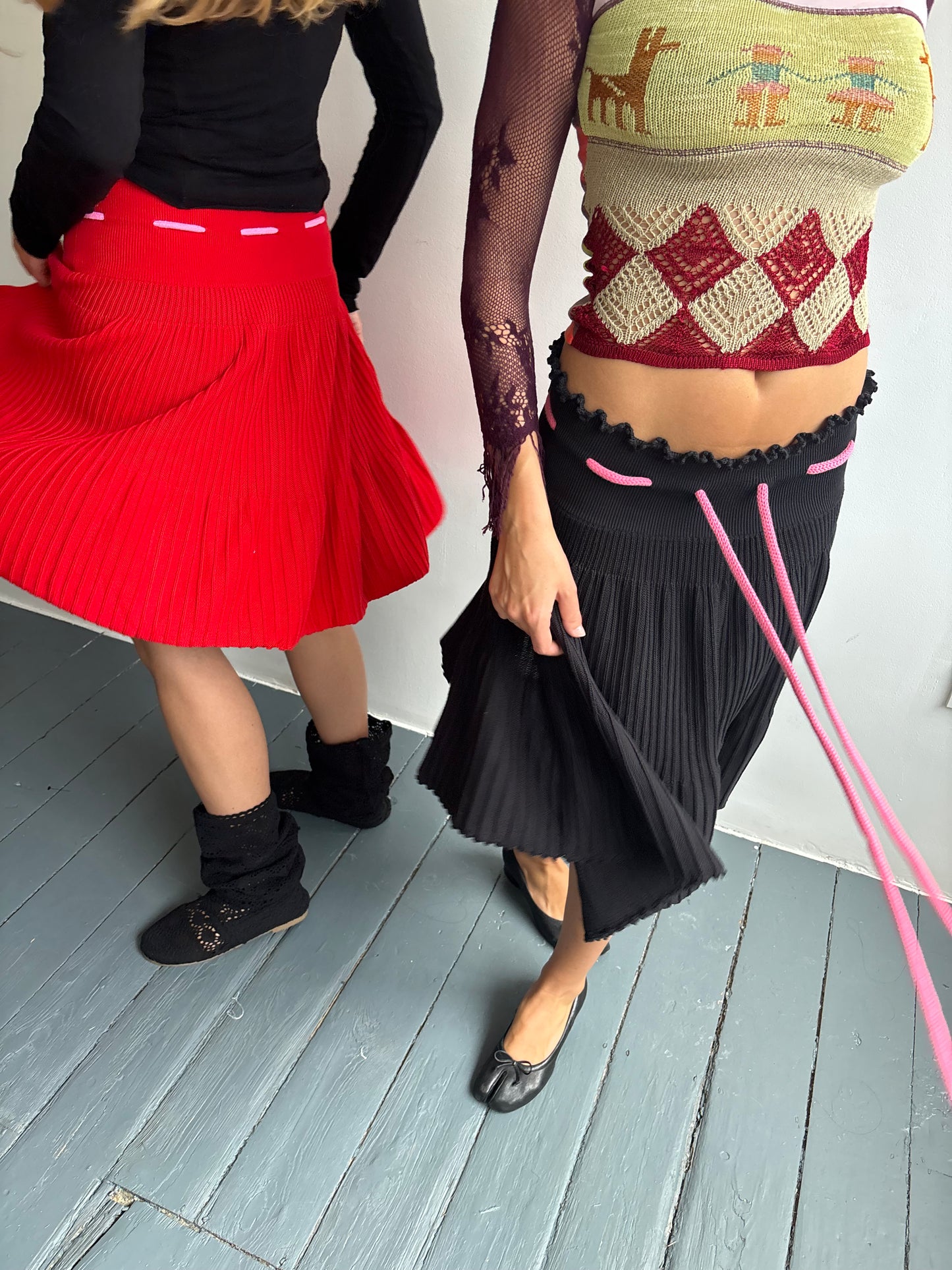 Sonia Rykiel Black Knit Skirt