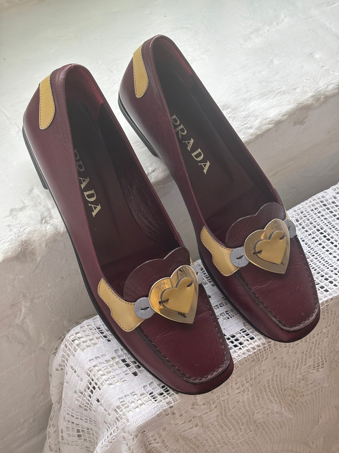 Prada 90s Heart Loafers
