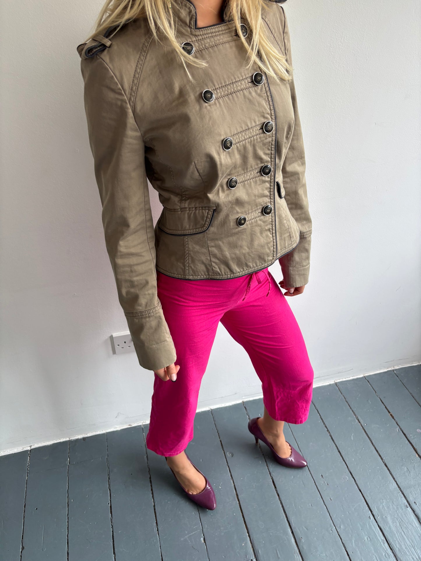 Vintage Hot Pink Capris