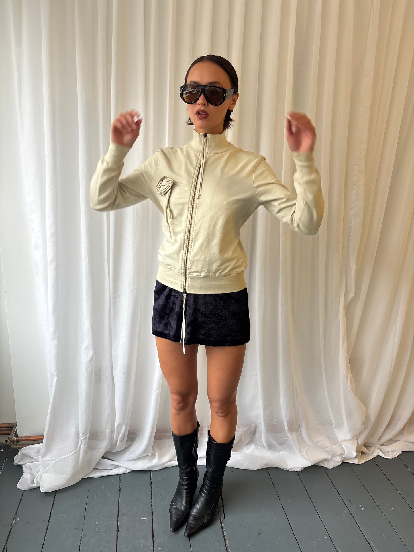 DKNY 90s Navy Mini Skirt