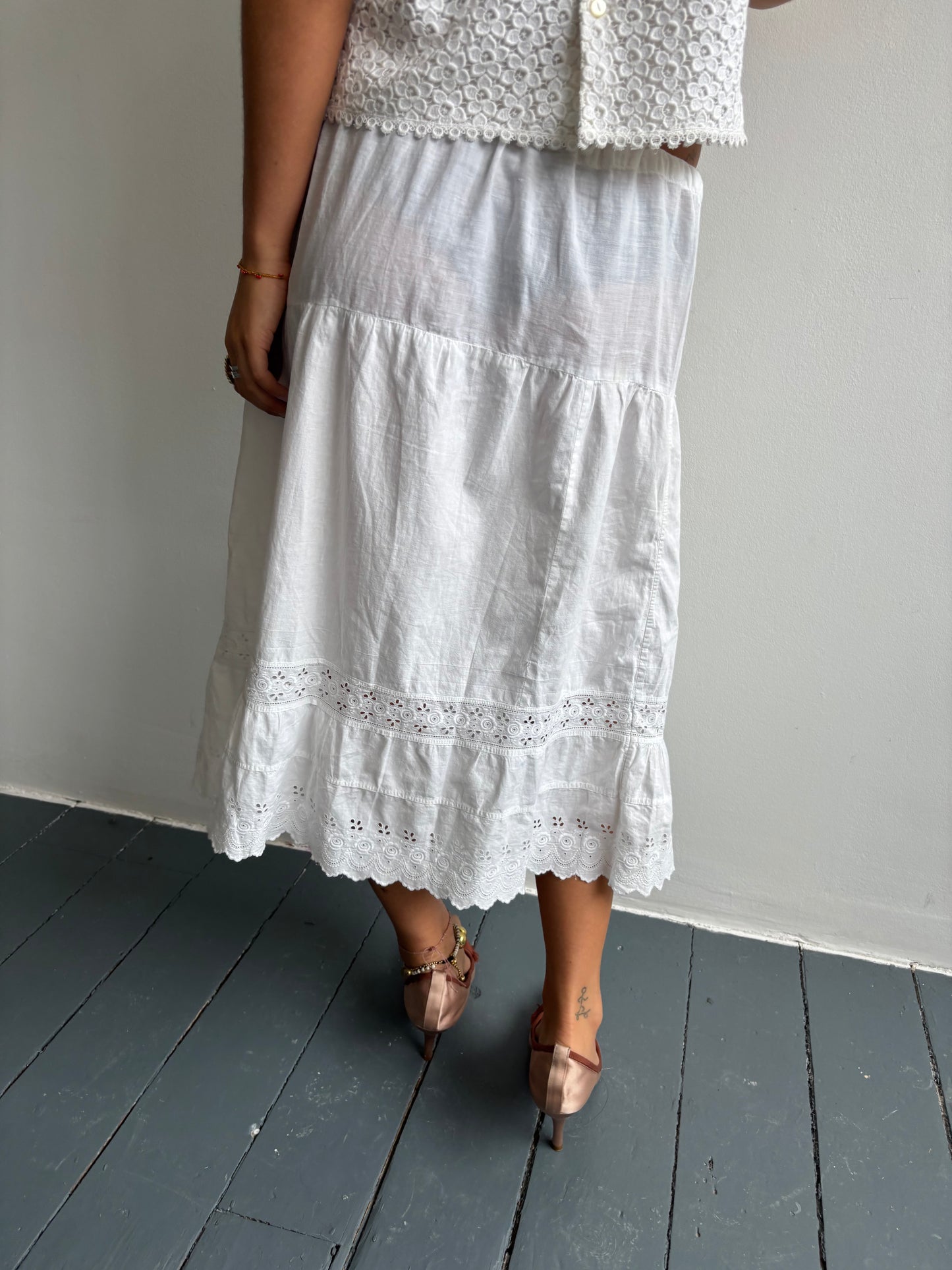 Vintage 1930s White Petticoat