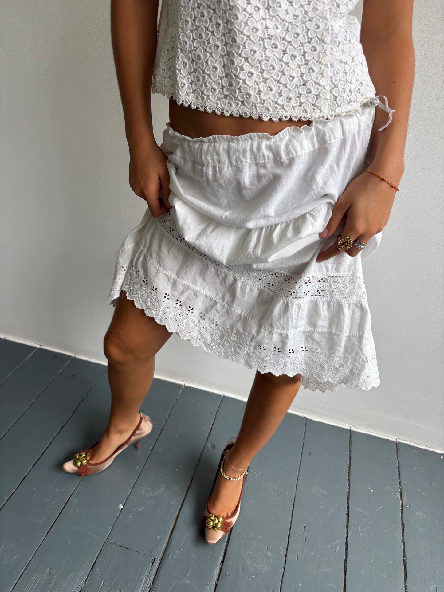 Vintage 1930s White Petticoat