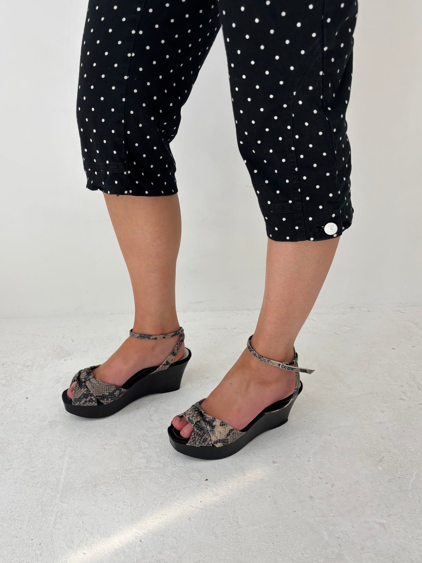 Emporio Armani Snake Wedges