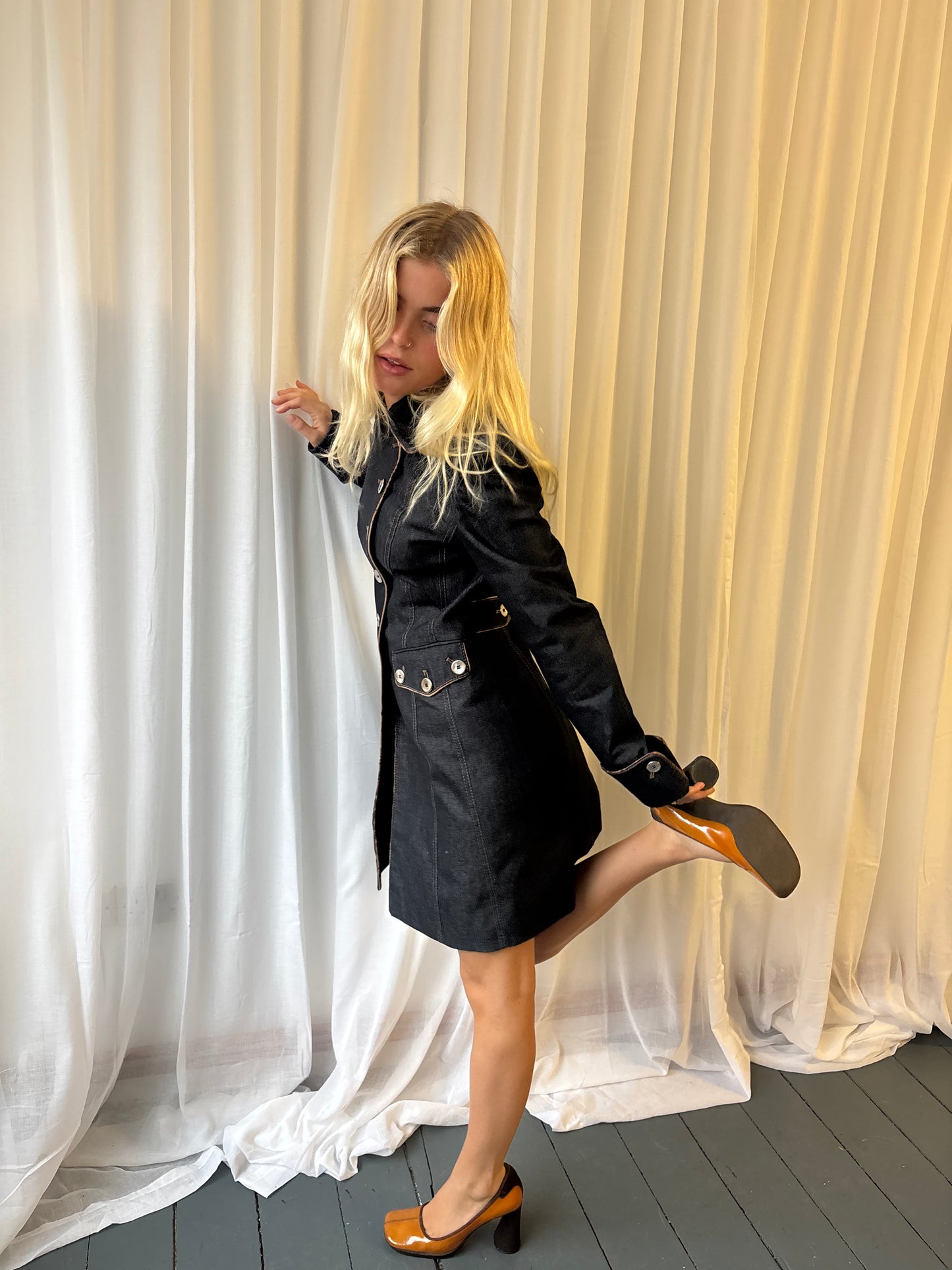 Karen Millen Denim Trench Jacket