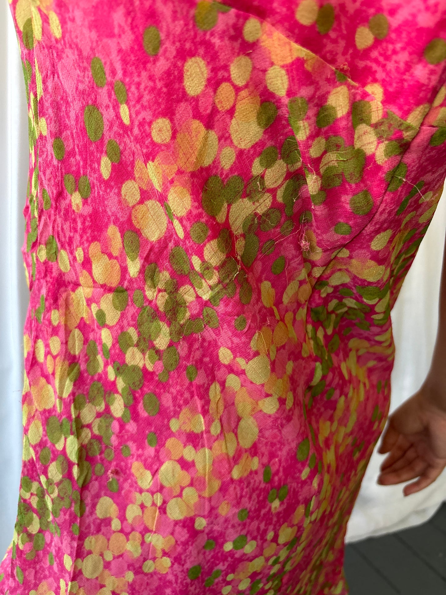 Kelly and Diane Pink Pattern Dress
