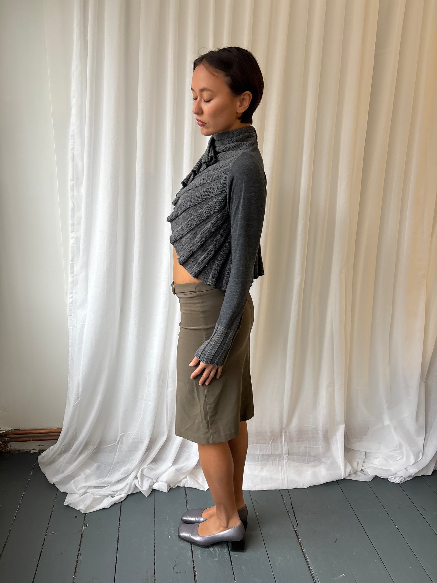 Sinéquanone Khaki Pencil Skirt