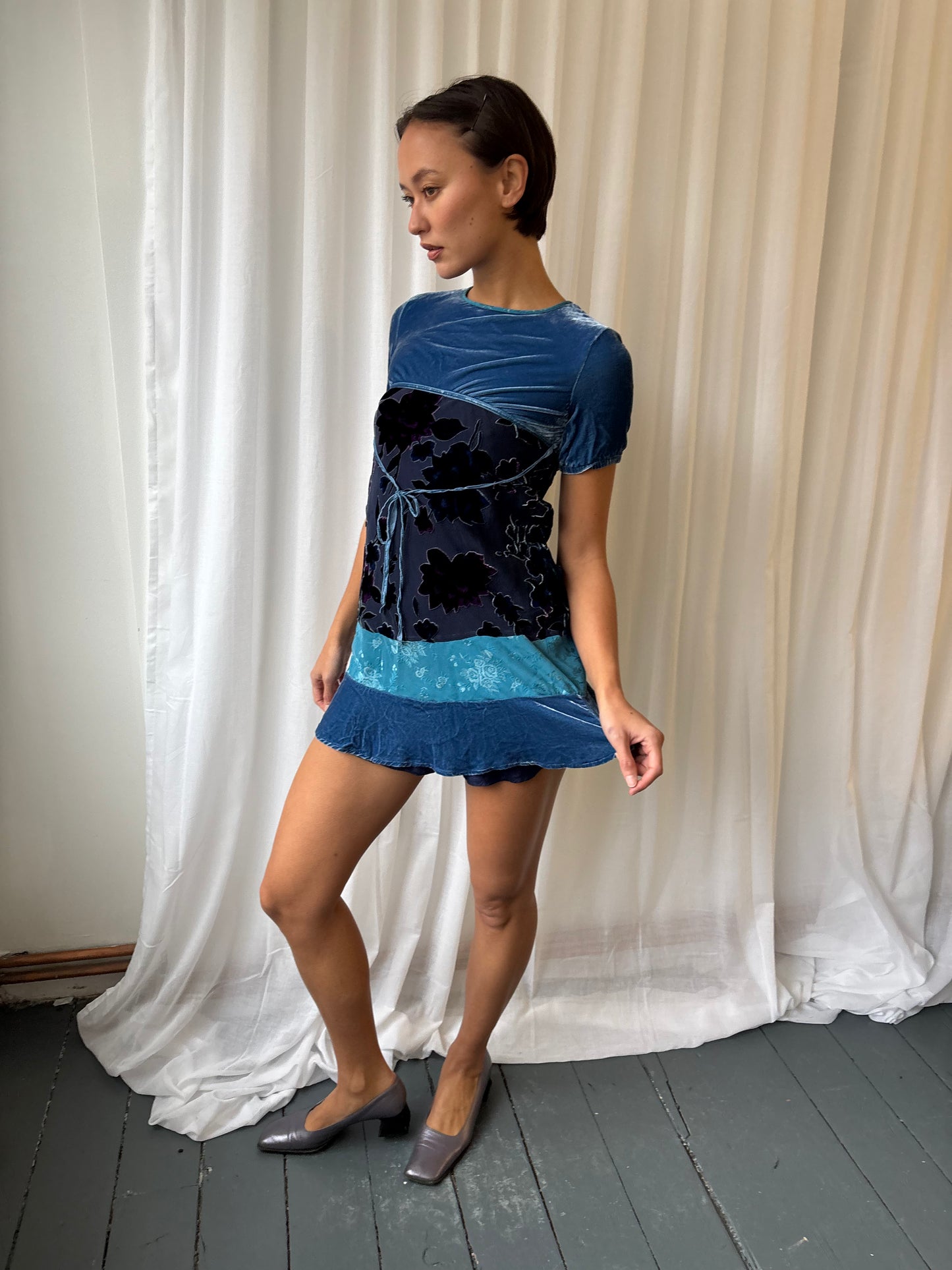 Vintage Monsoon Velvet Dress