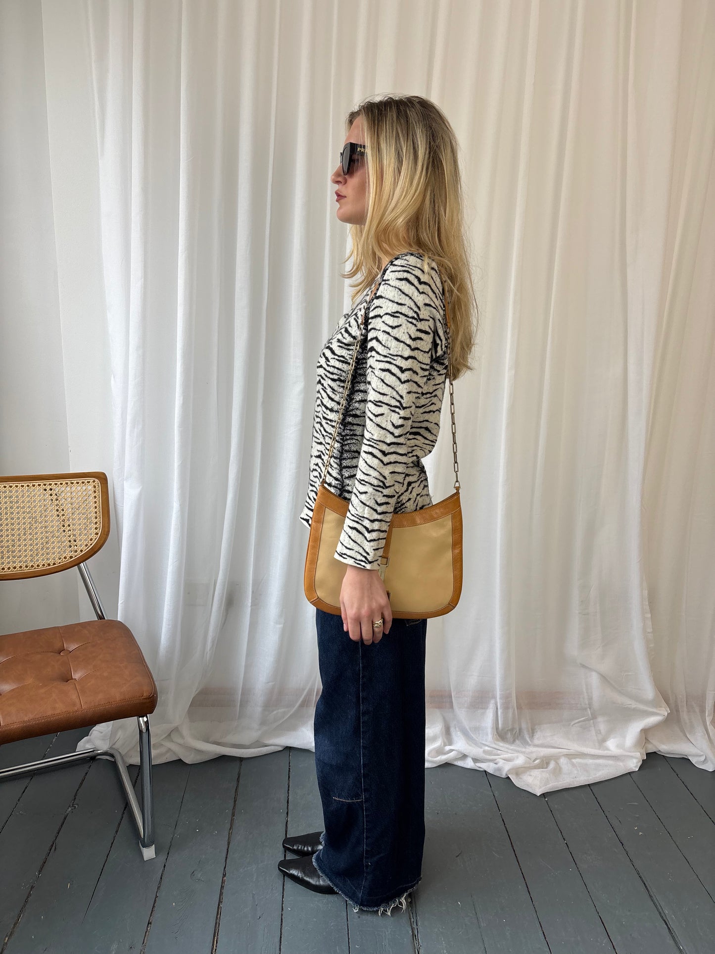 Karen Millen Tan Leather Bag