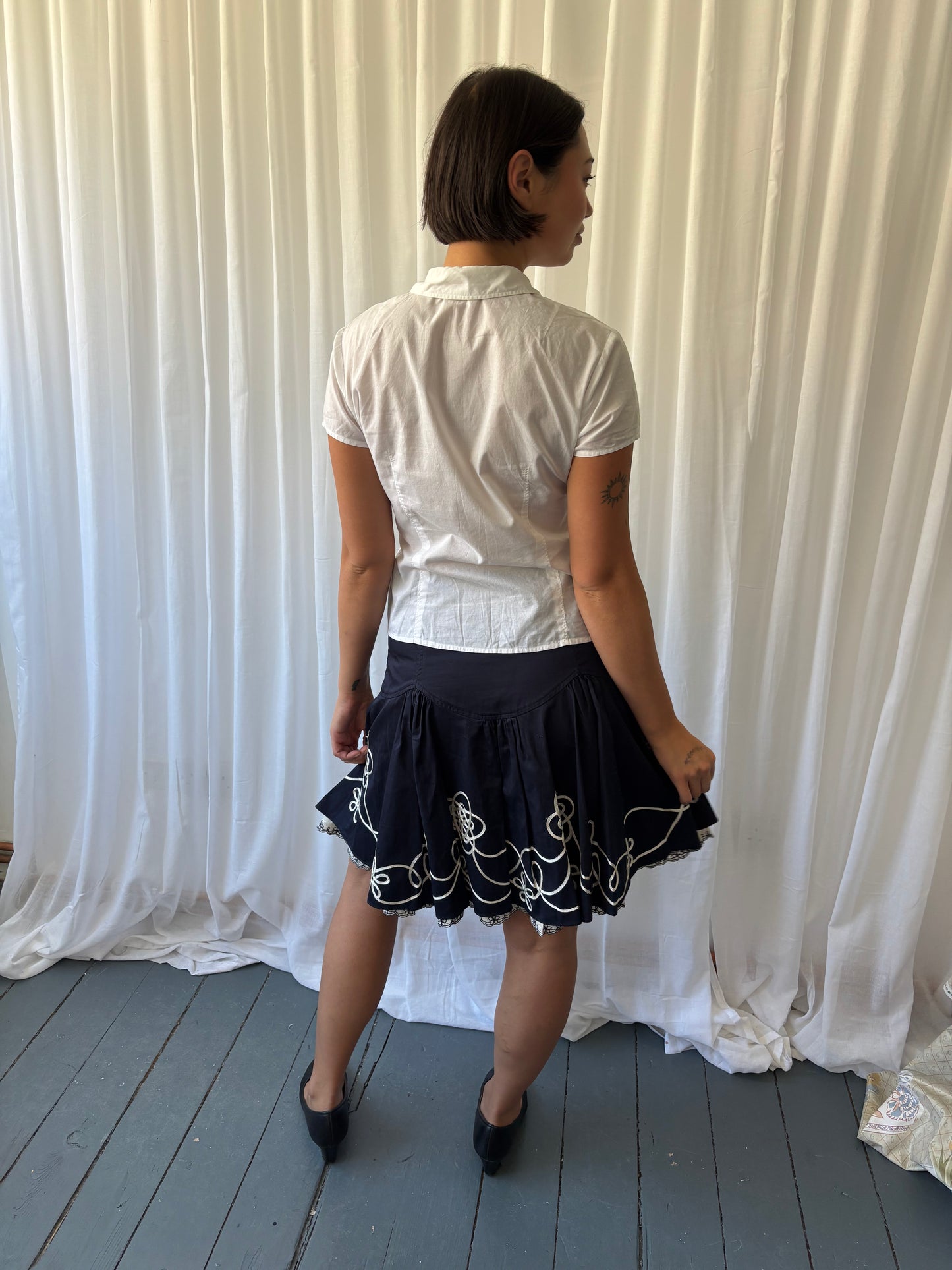 Karen Millen Navy Skirt