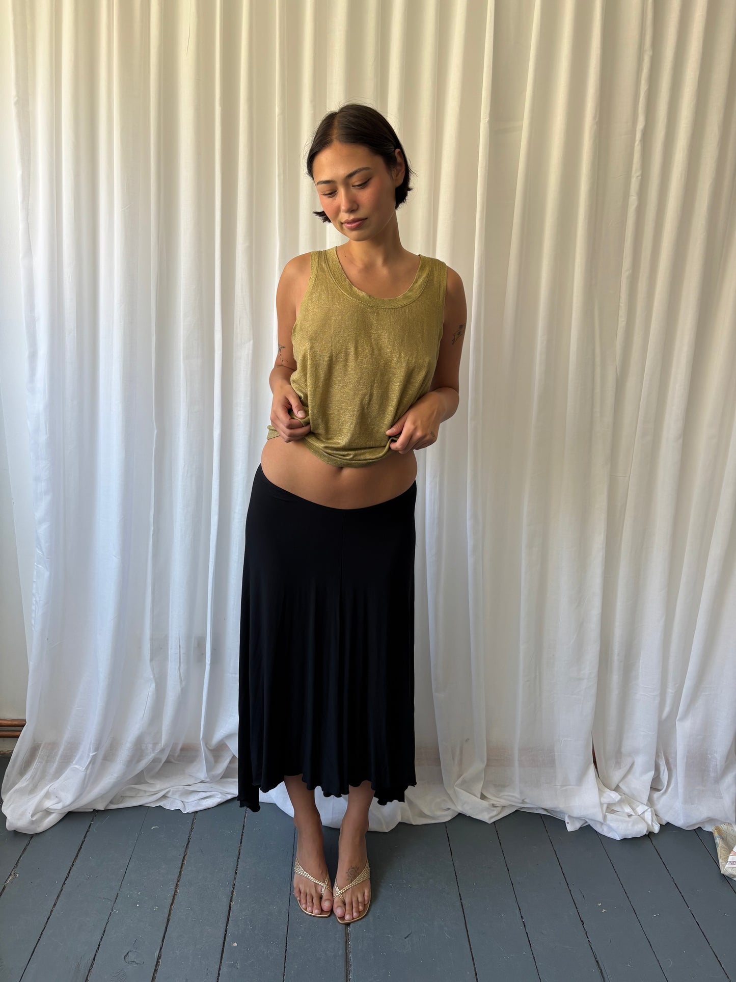 Chloé Gold Vest Top