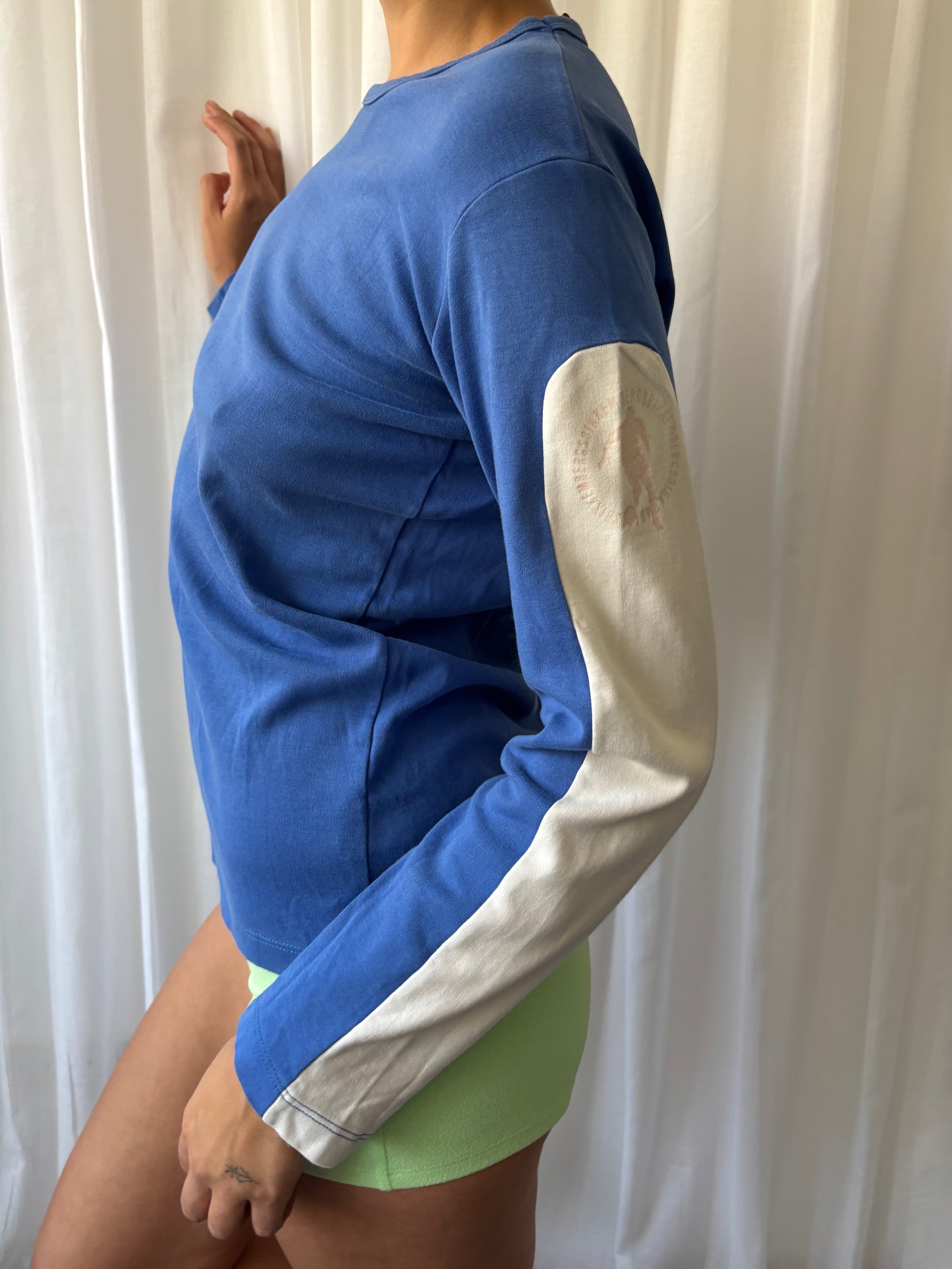 Bikkembergs Blue Long Sleeve T-shirt