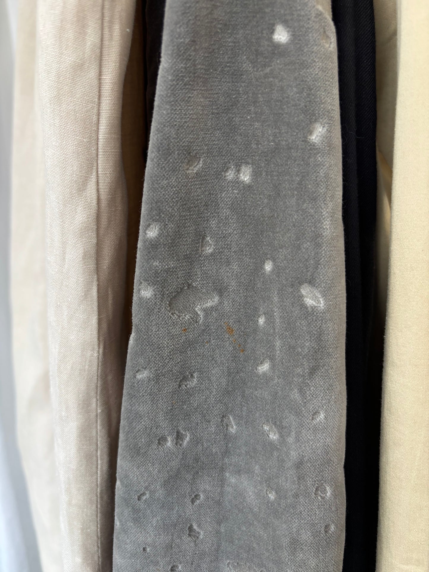 Versace Grey Velvet Blazer