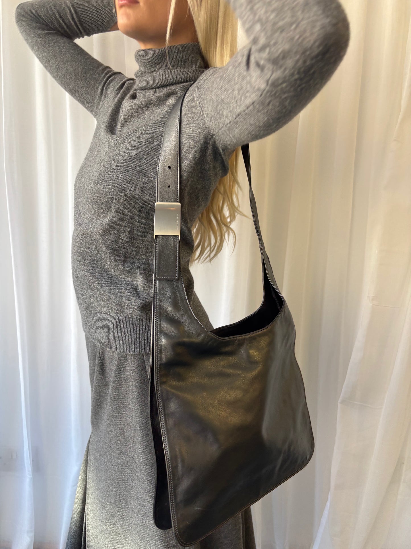 Sisley Grey Knit Turtle Neck