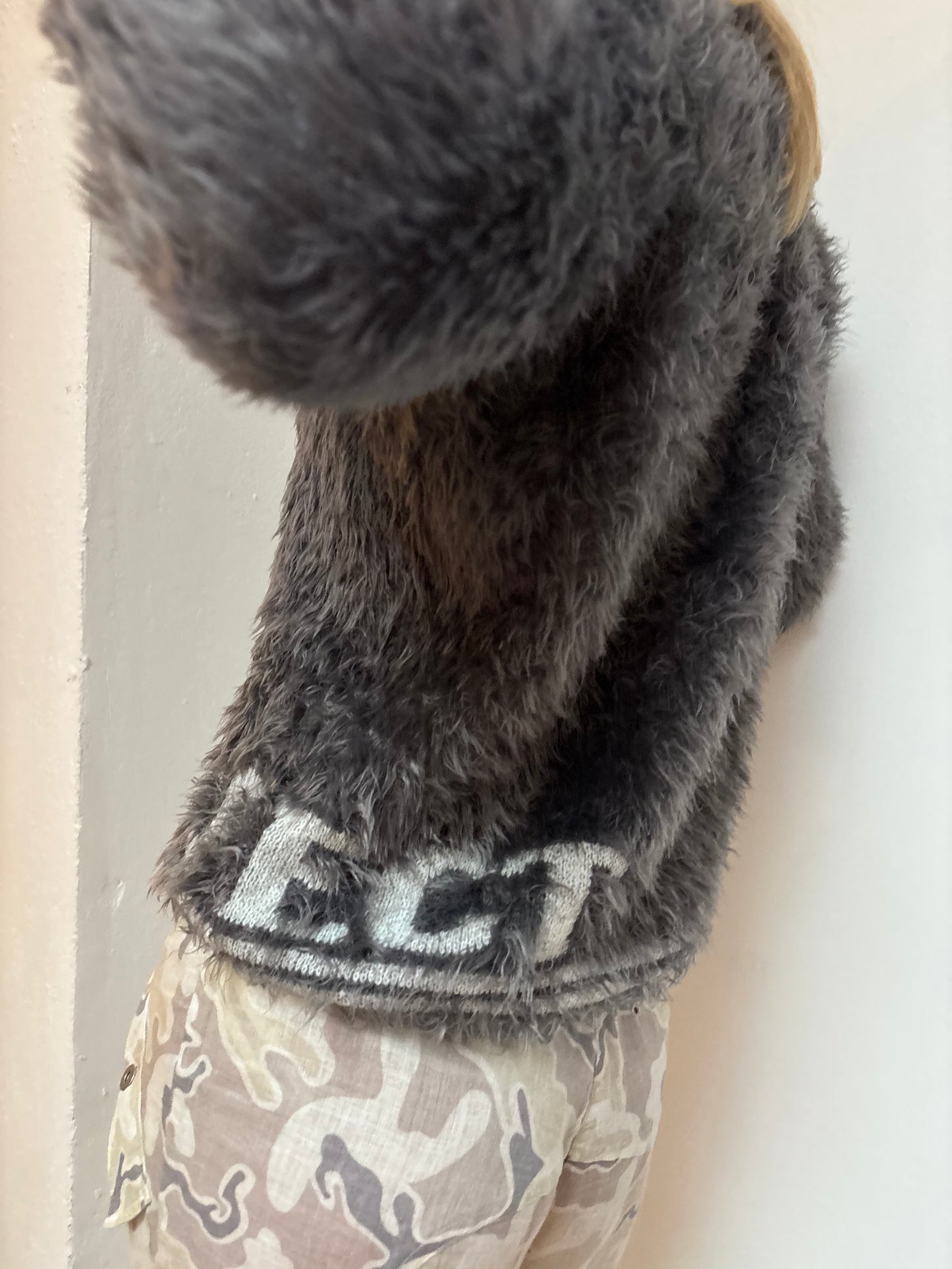 IKKS Grey Fuzzy Jumper