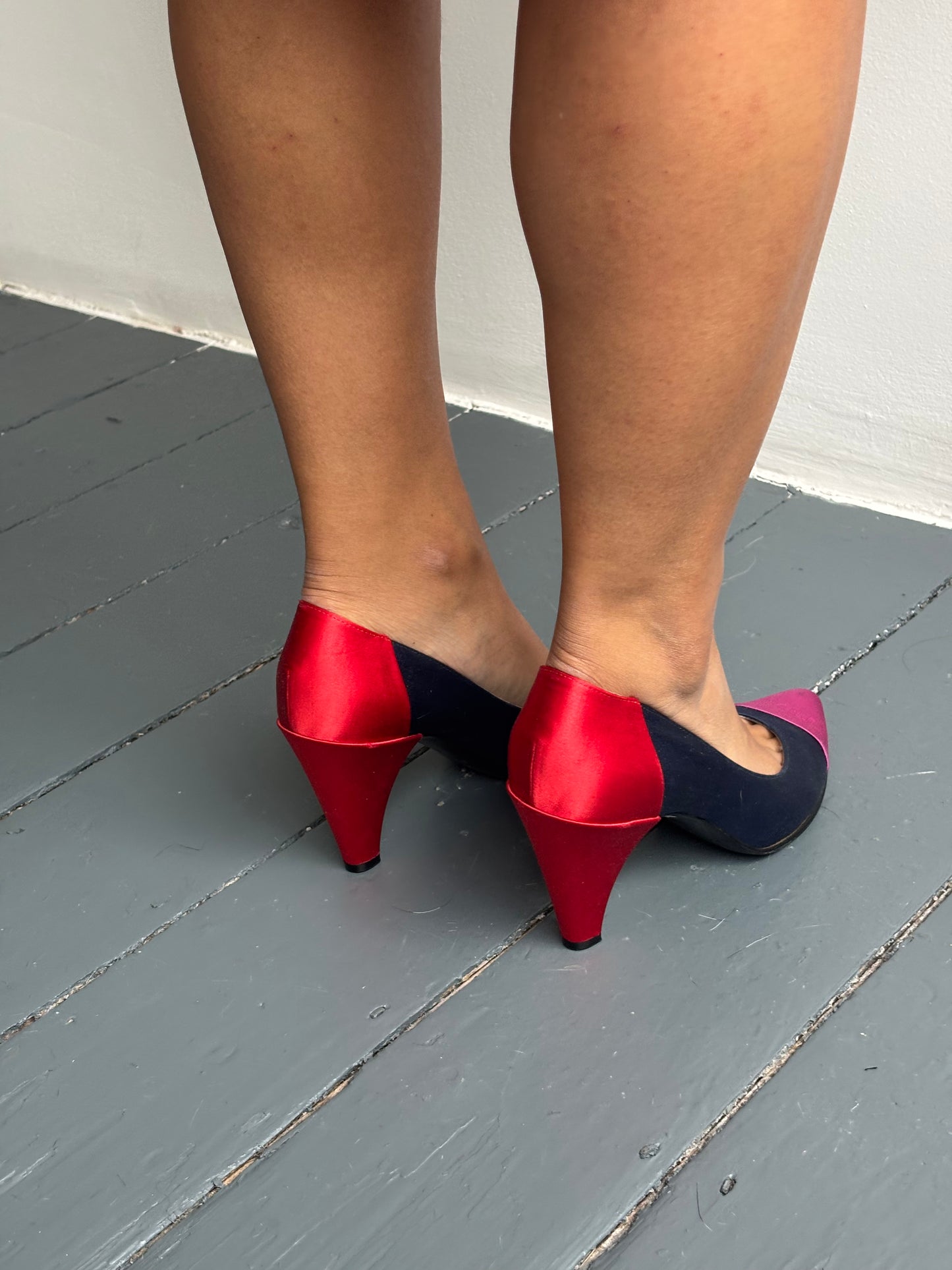 Marc Jacobs Satin Block Colour Heels