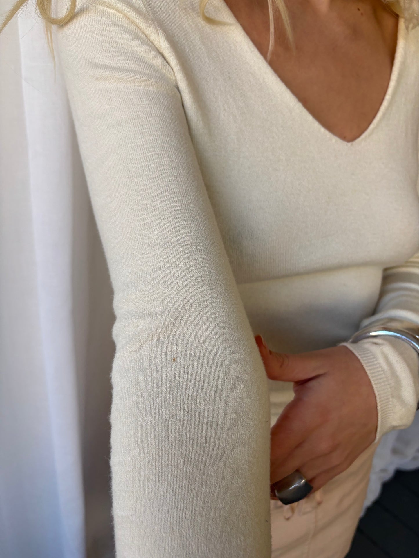 Sisley Cream Knit Top