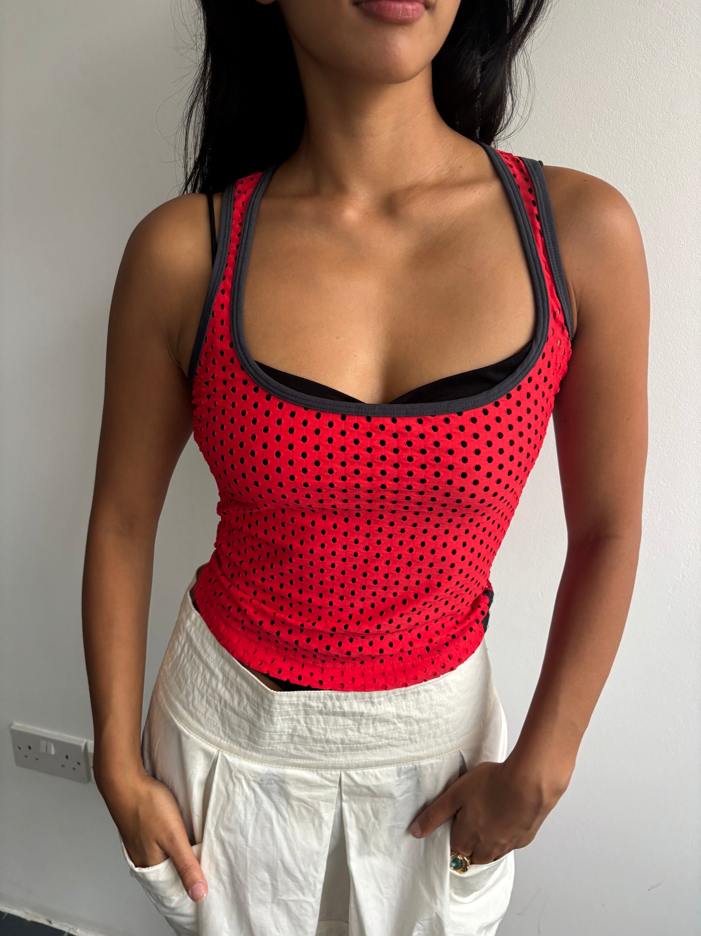 Vintage Nike Red Sport Top