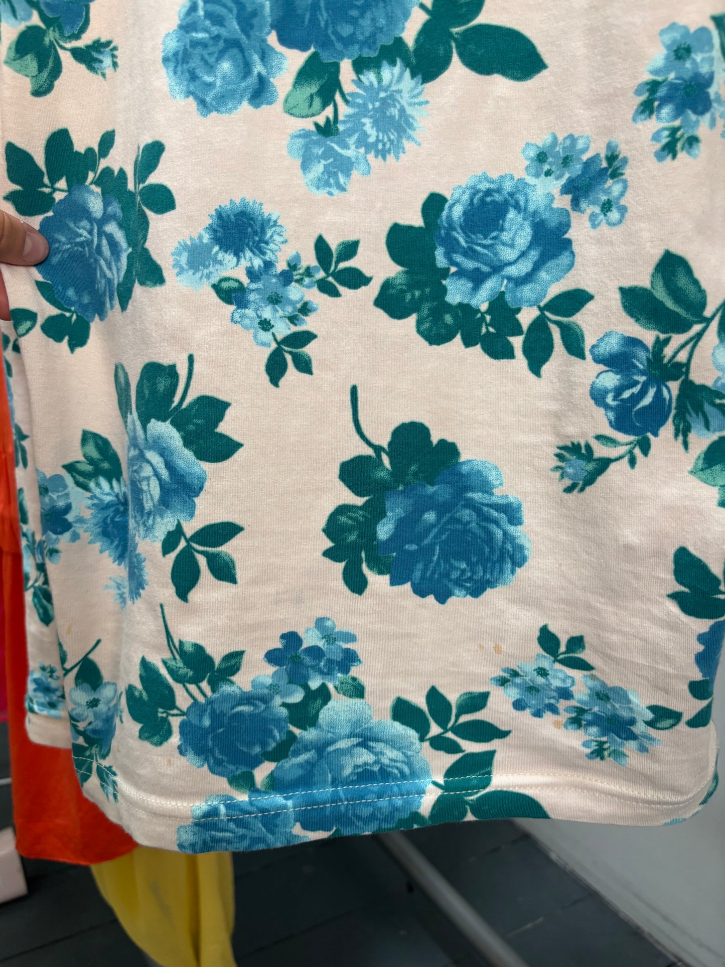 American Apparel Blue Floral Dress
