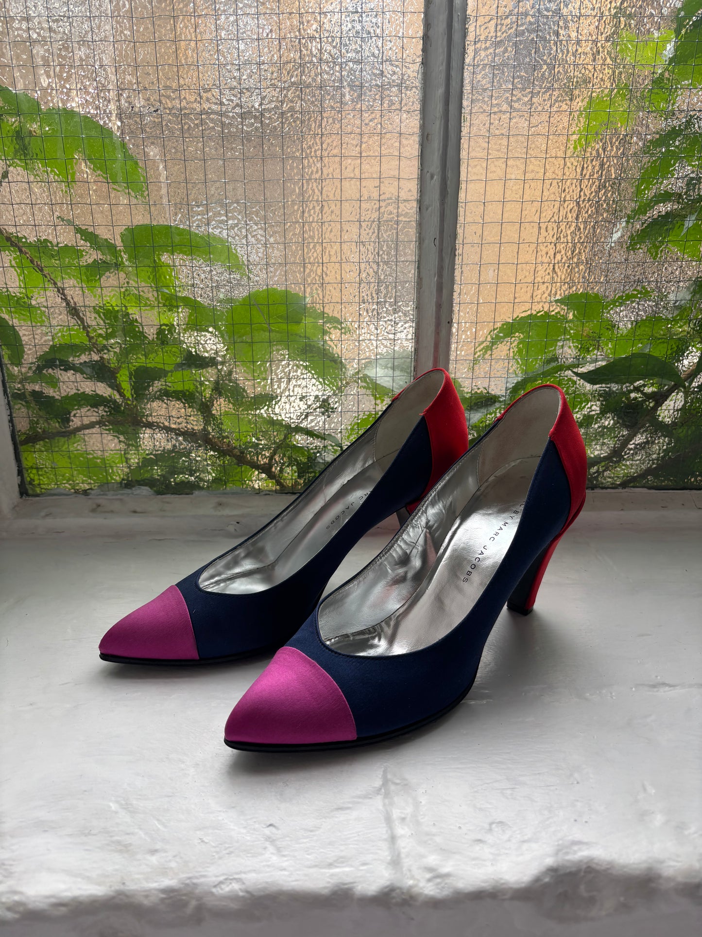 Marc Jacobs Satin Block Colour Heels