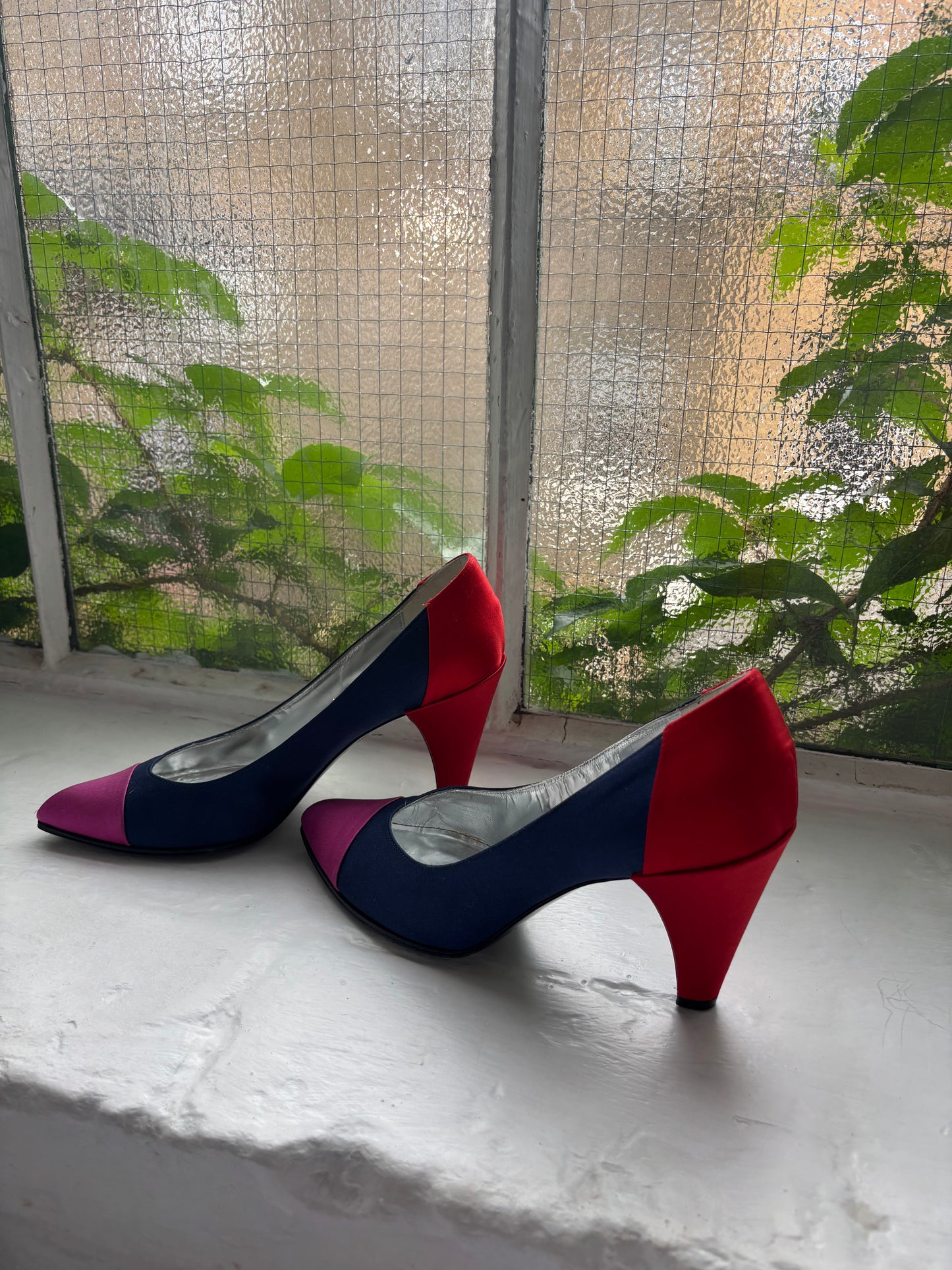 Marc Jacobs Satin Block Colour Heels