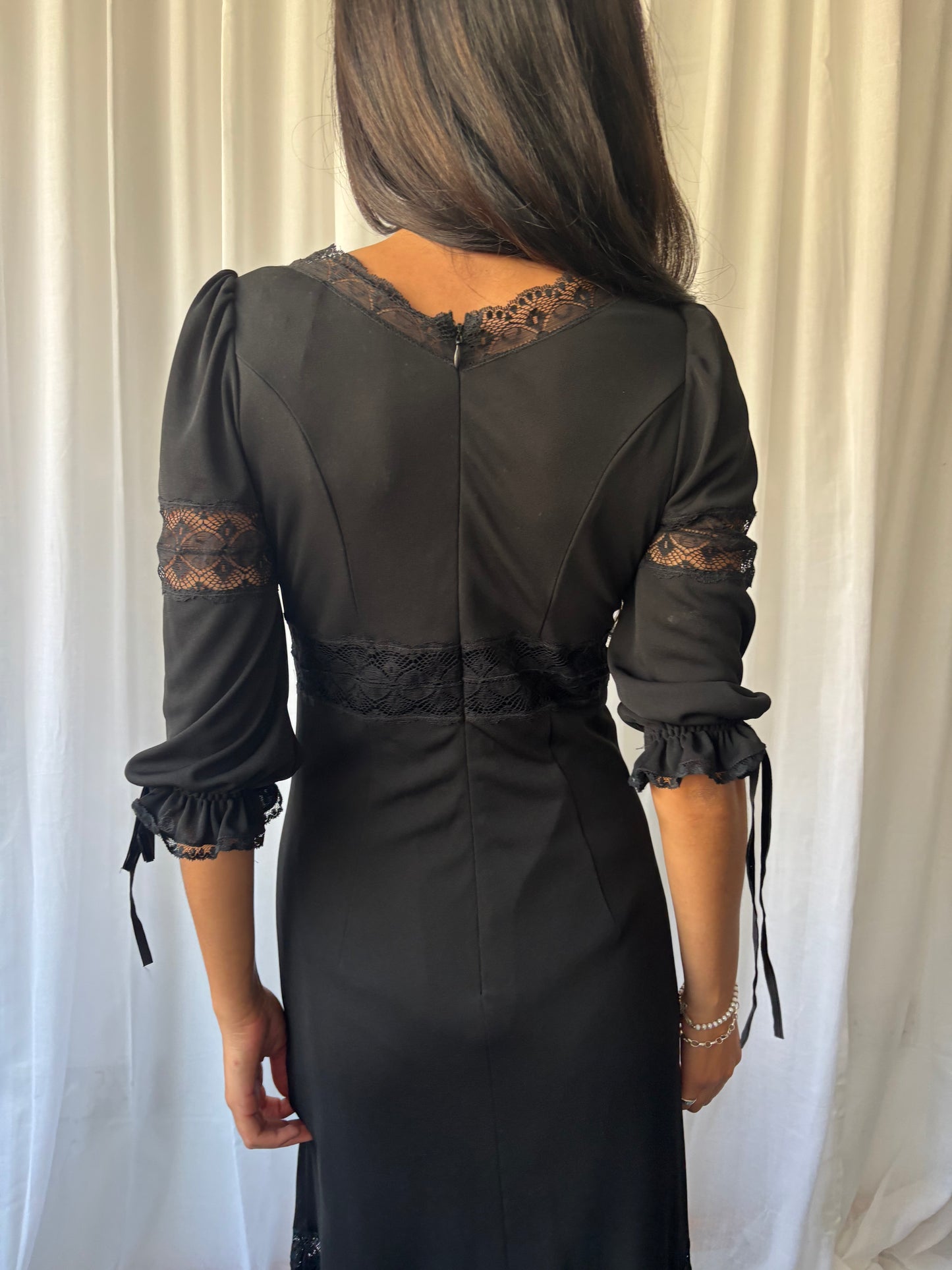 D&G Black Midi Dress