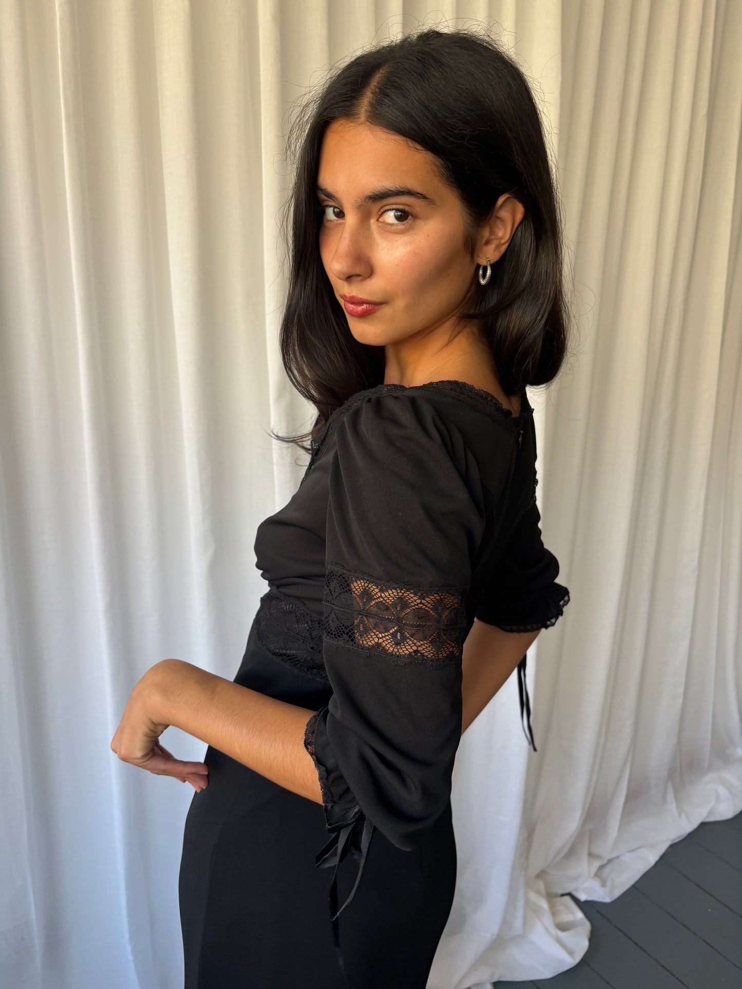 D&G Black Midi Dress