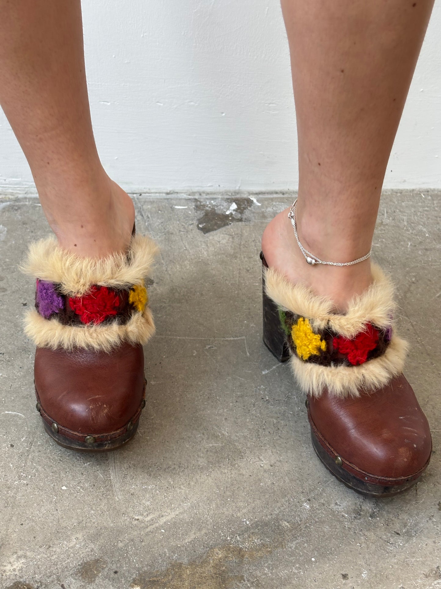 Ash Tan Leather Clogs