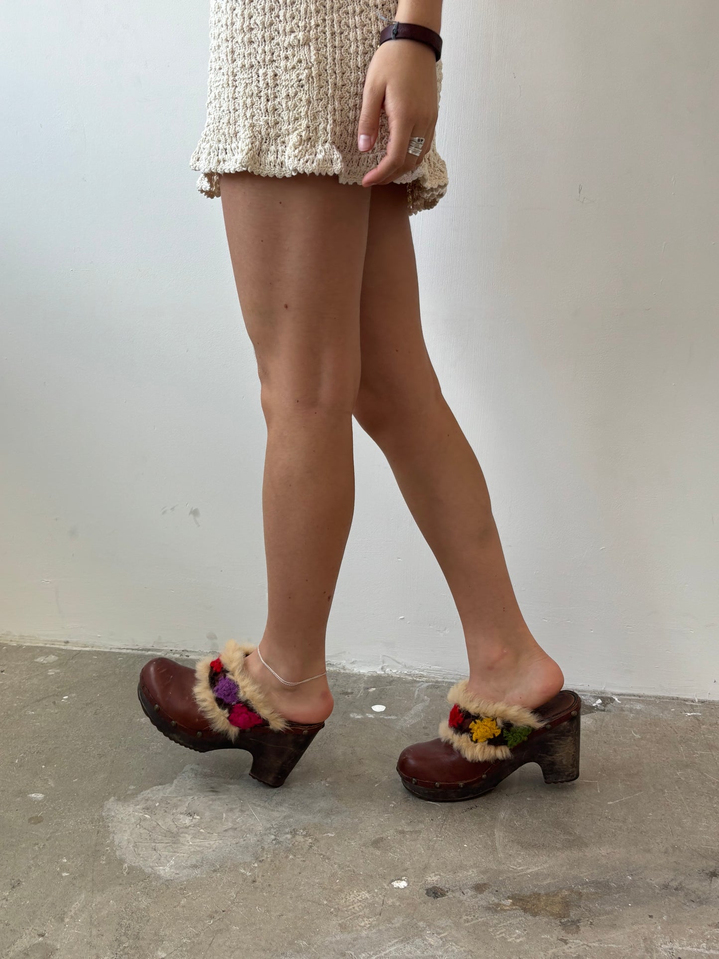 Ash Tan Leather Clogs