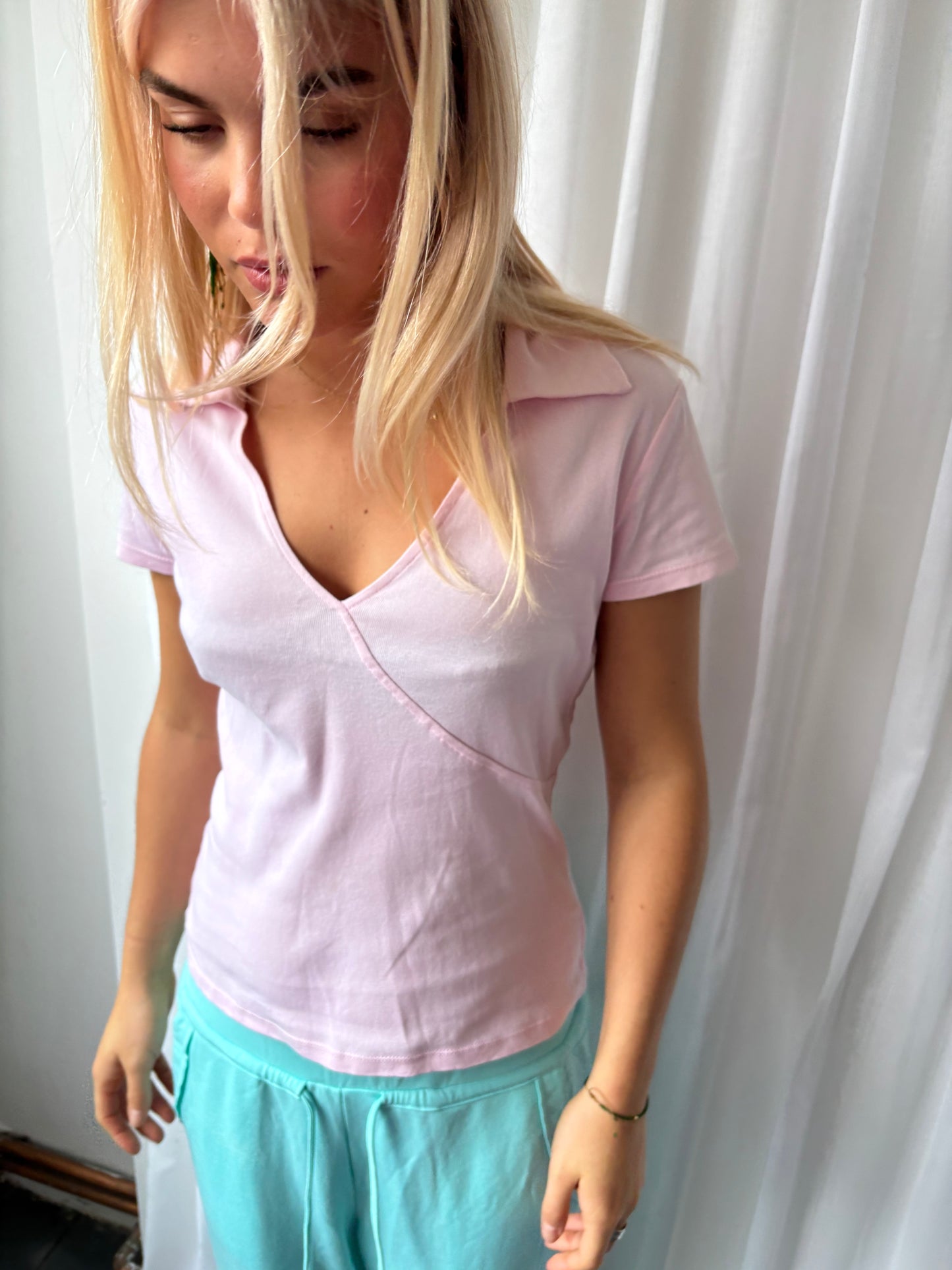 Benetton Pale Pink Top