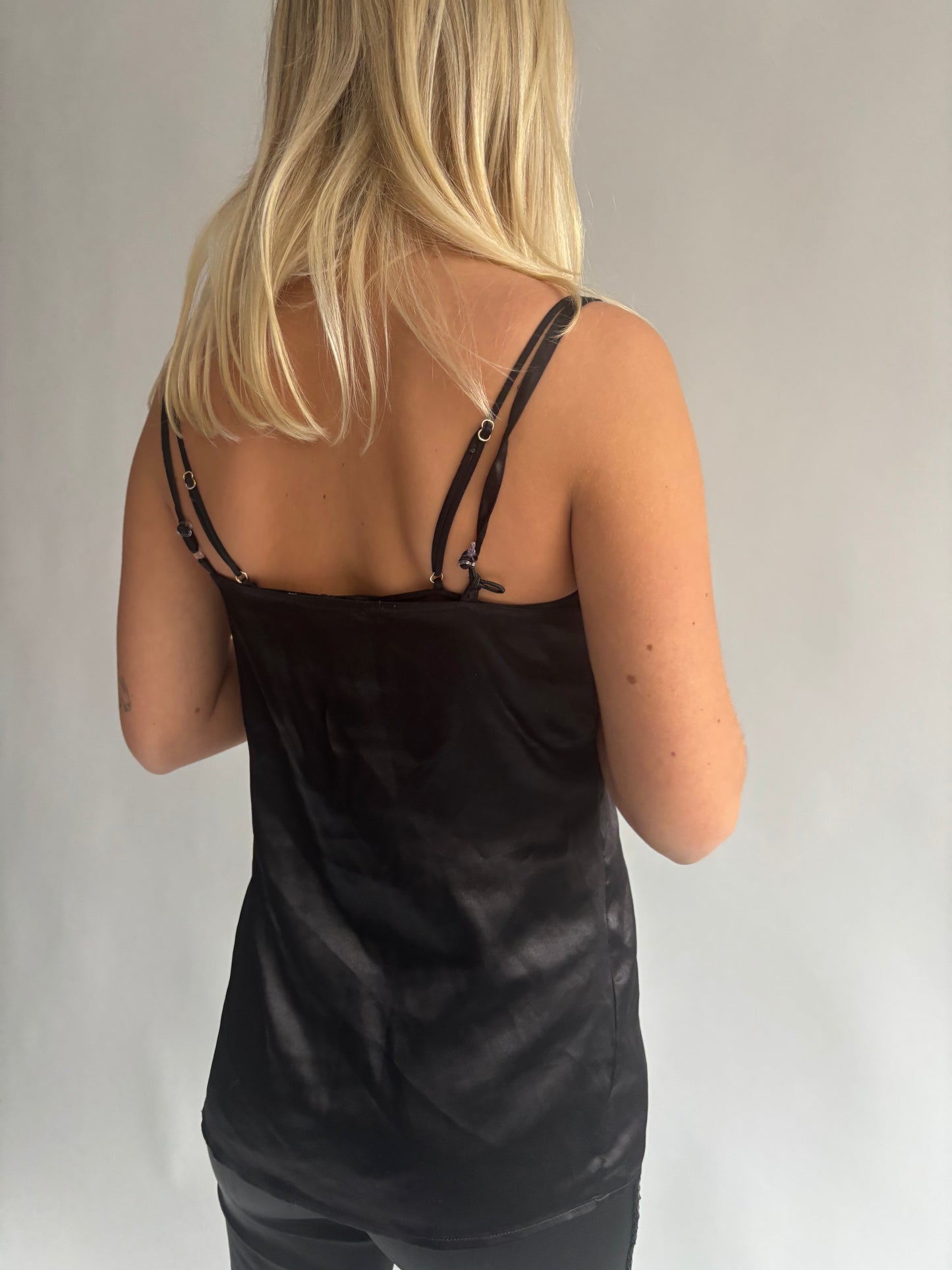 Naracamicie Black Satin Cami
