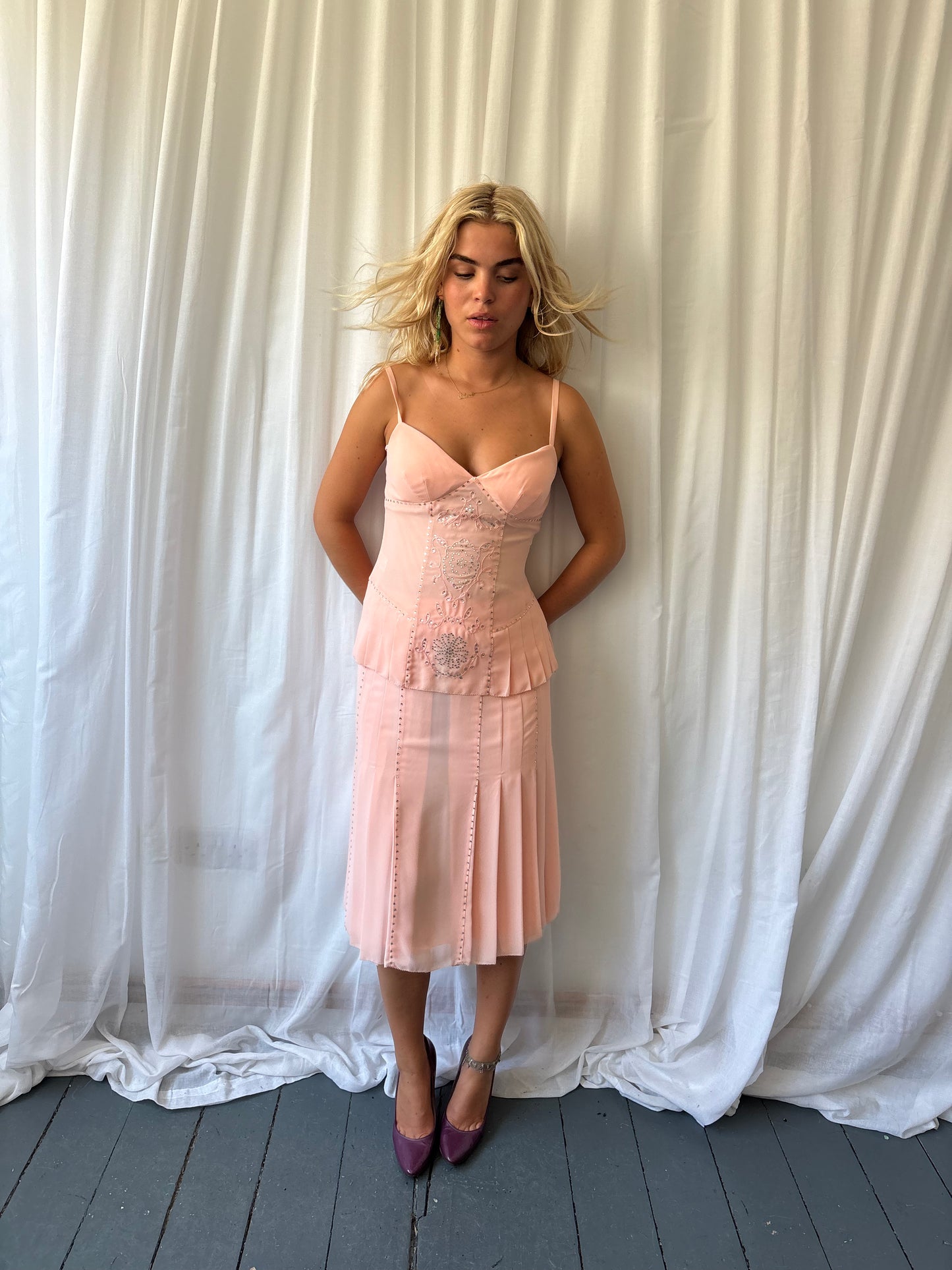 Amanda Wakeley Pink Skirt Set