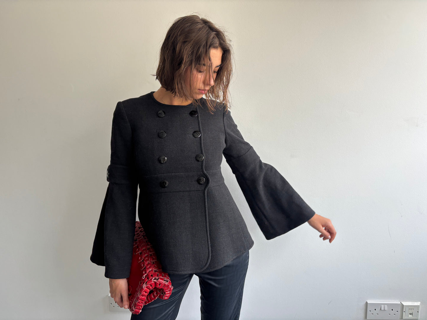 Emporio Armani Grey Wool Jacket