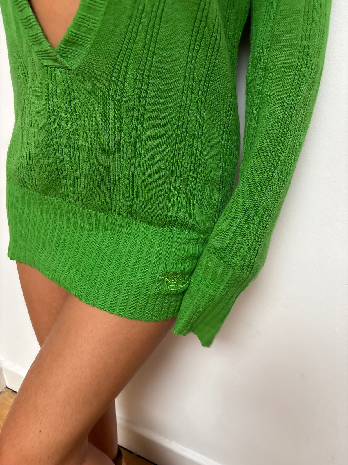 Roxy Green Plunge Hoodie