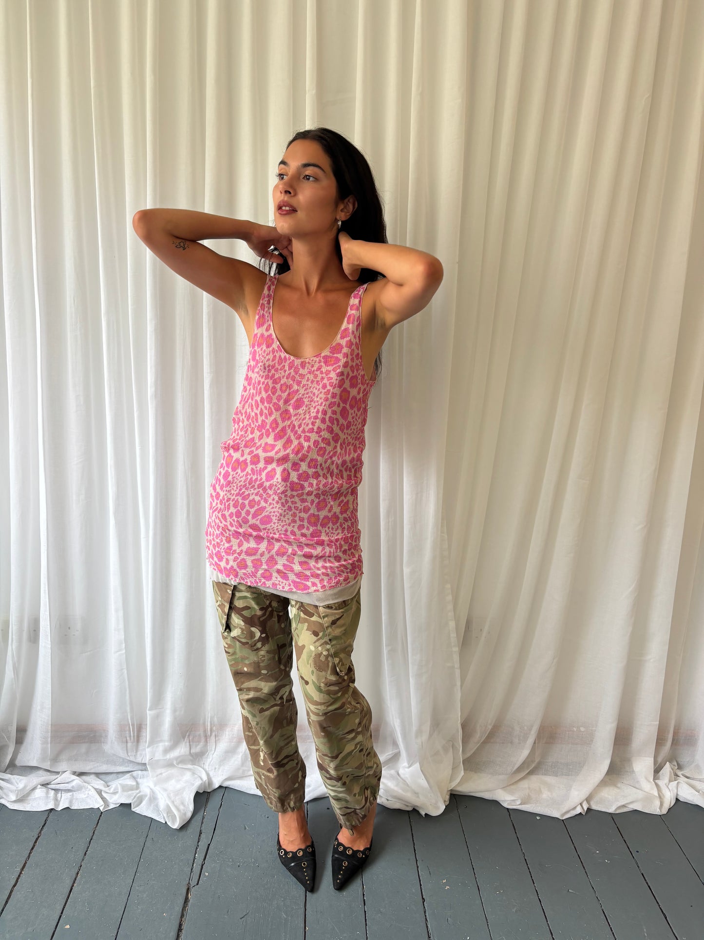 Malene Birger Pink Leopard Dress