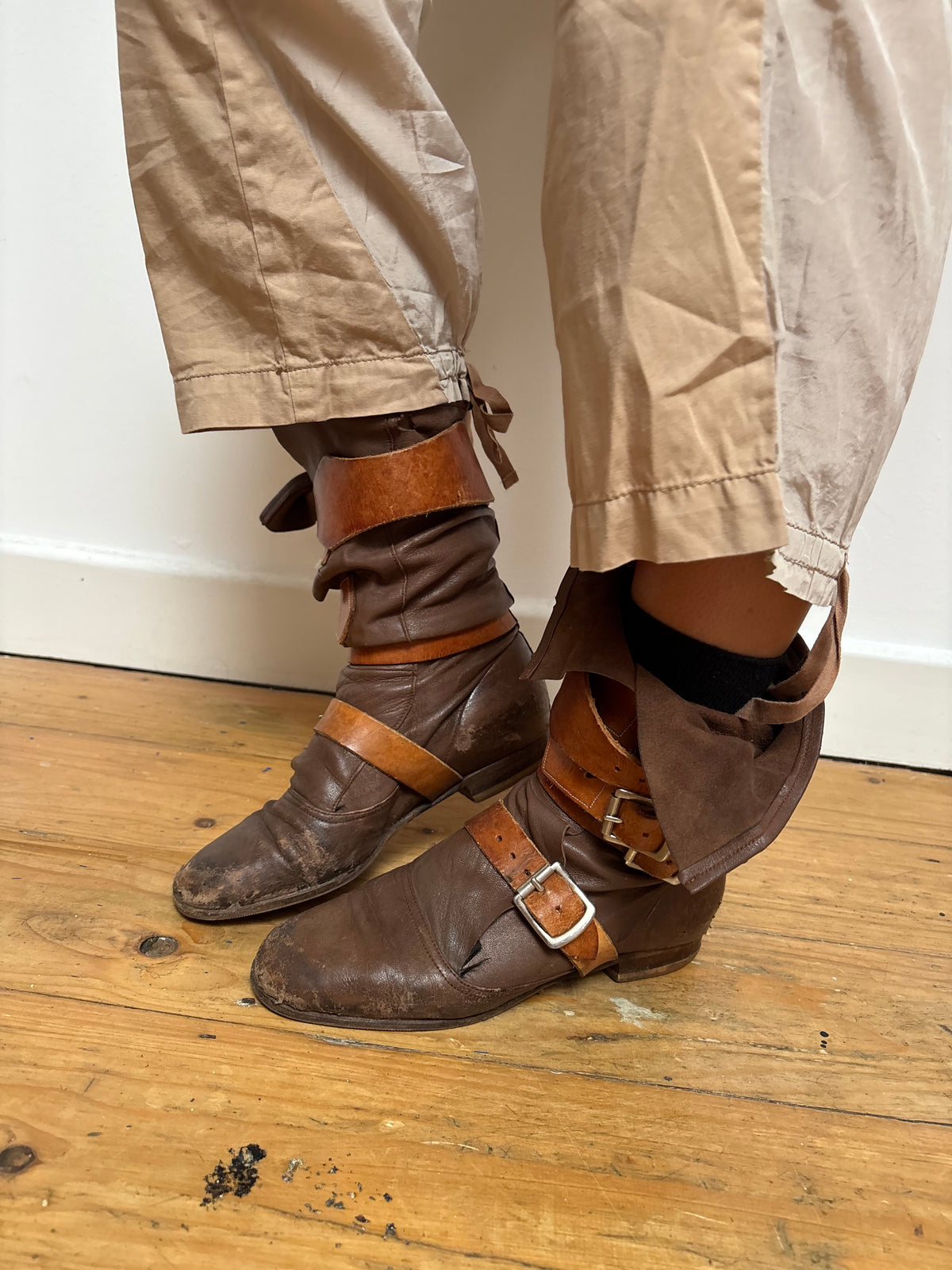 Vivienne Westwood Leather Pirate Boots