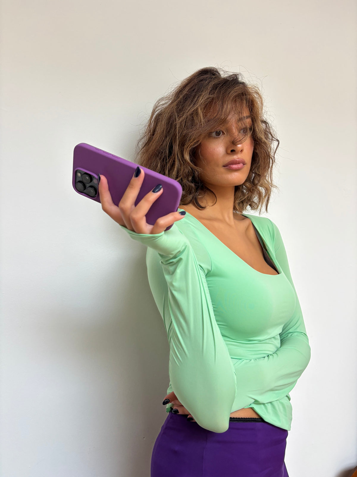 Max & Co Mint Long Sleeve Top